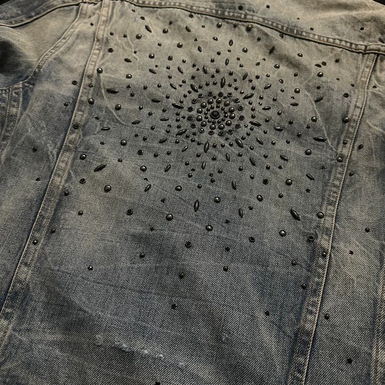 Amiri Amiri 19AW Vintage Studded Trucker Size US M / EU 48-50 / 2 - 6 Thumbnail