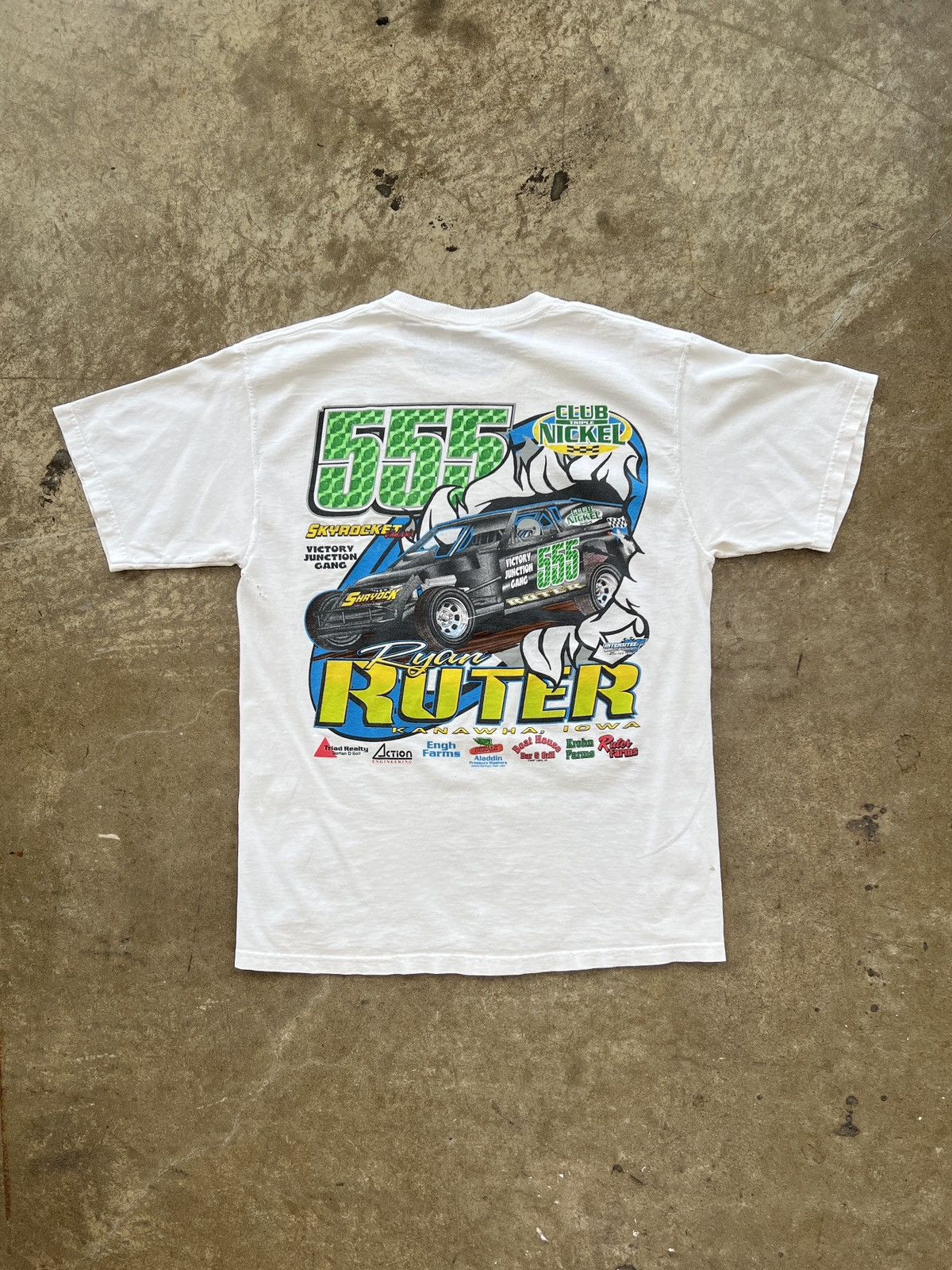 NASCAR Vintage NASCAR Ryan Ruter 555 Racing Tee Medium Size US M / EU 48-50 / 2 - 2 Thumbnail