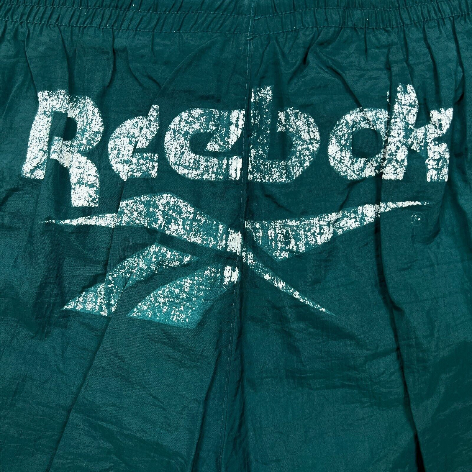 Reebok × Vintage Reebok Shorts Large Spell Out Logo Lined Pocketed 90s Pants Size US 30 / EU 46 - 3 Thumbnail
