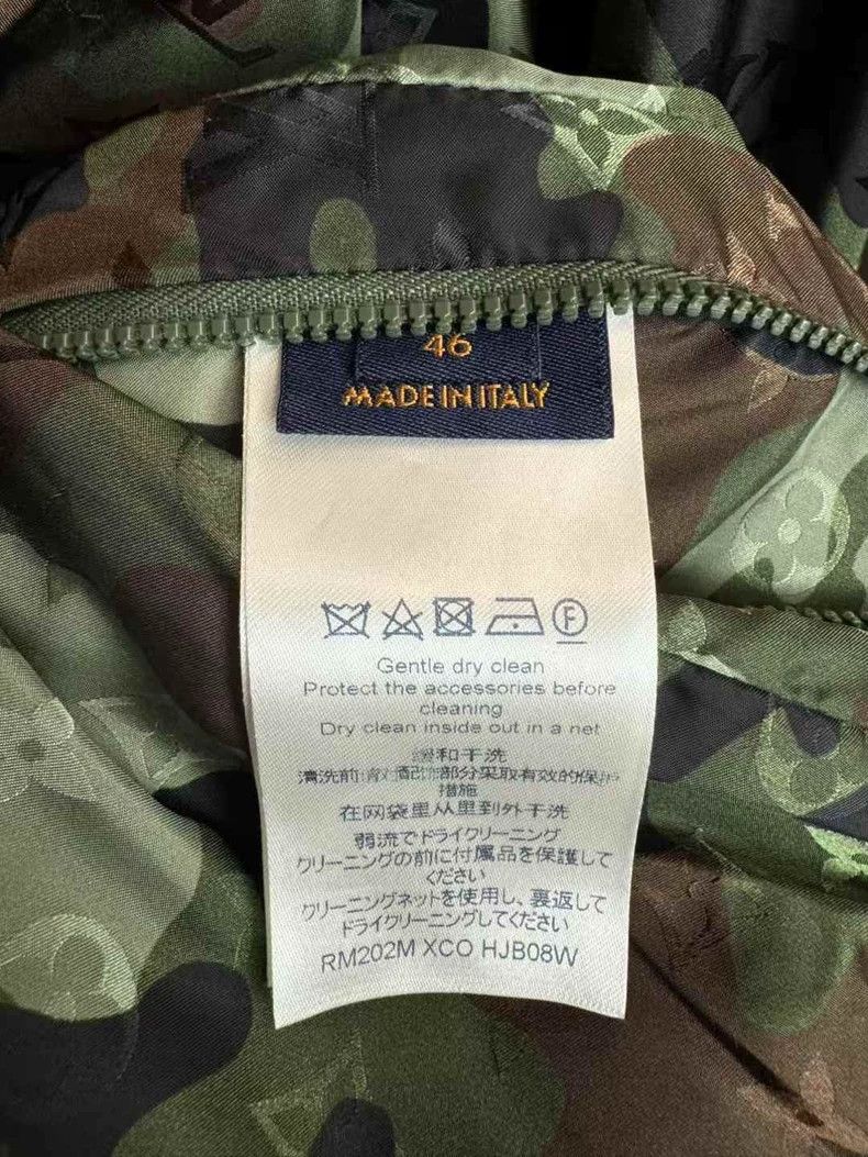 Louis Vuitton Camouflage hooded dark pattern presbyopic as