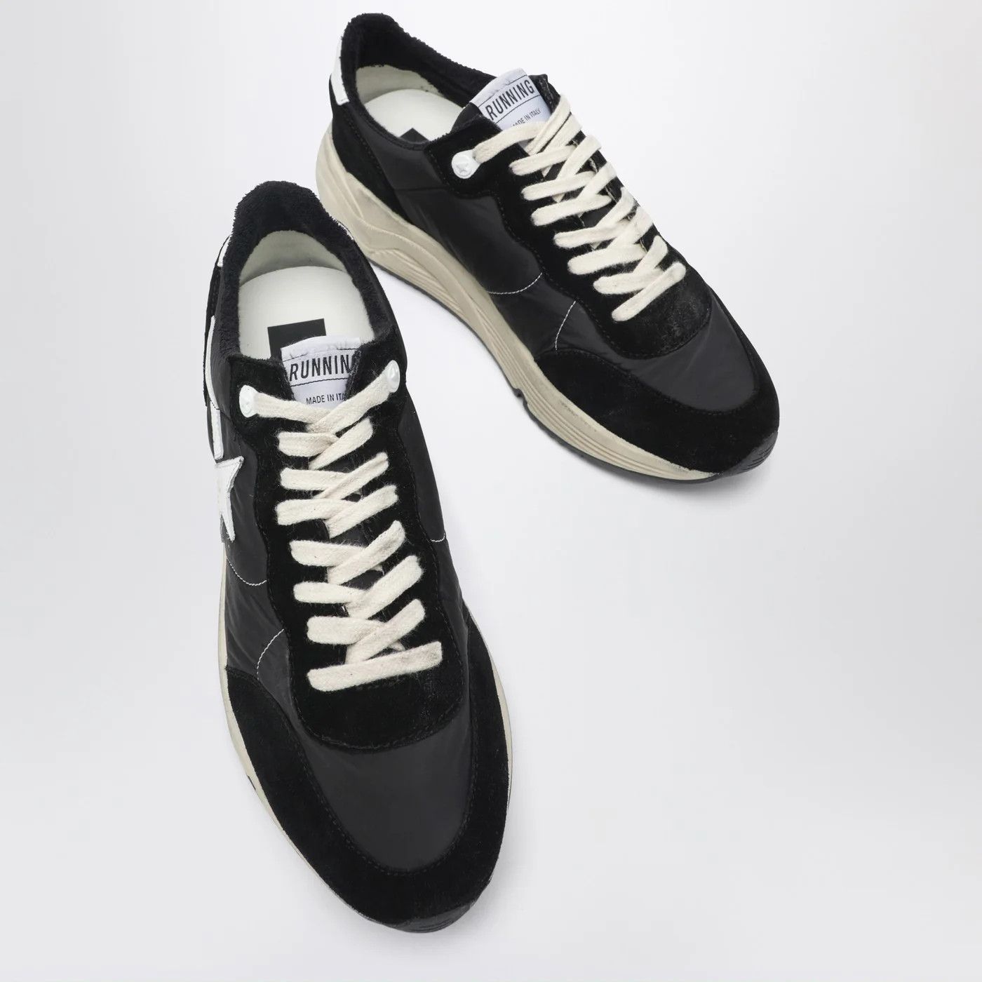 Golden Goose o1d2blof0426 Running Sole Sneakers in Black/White Size US 13 / EU 46 - 5 Thumbnail