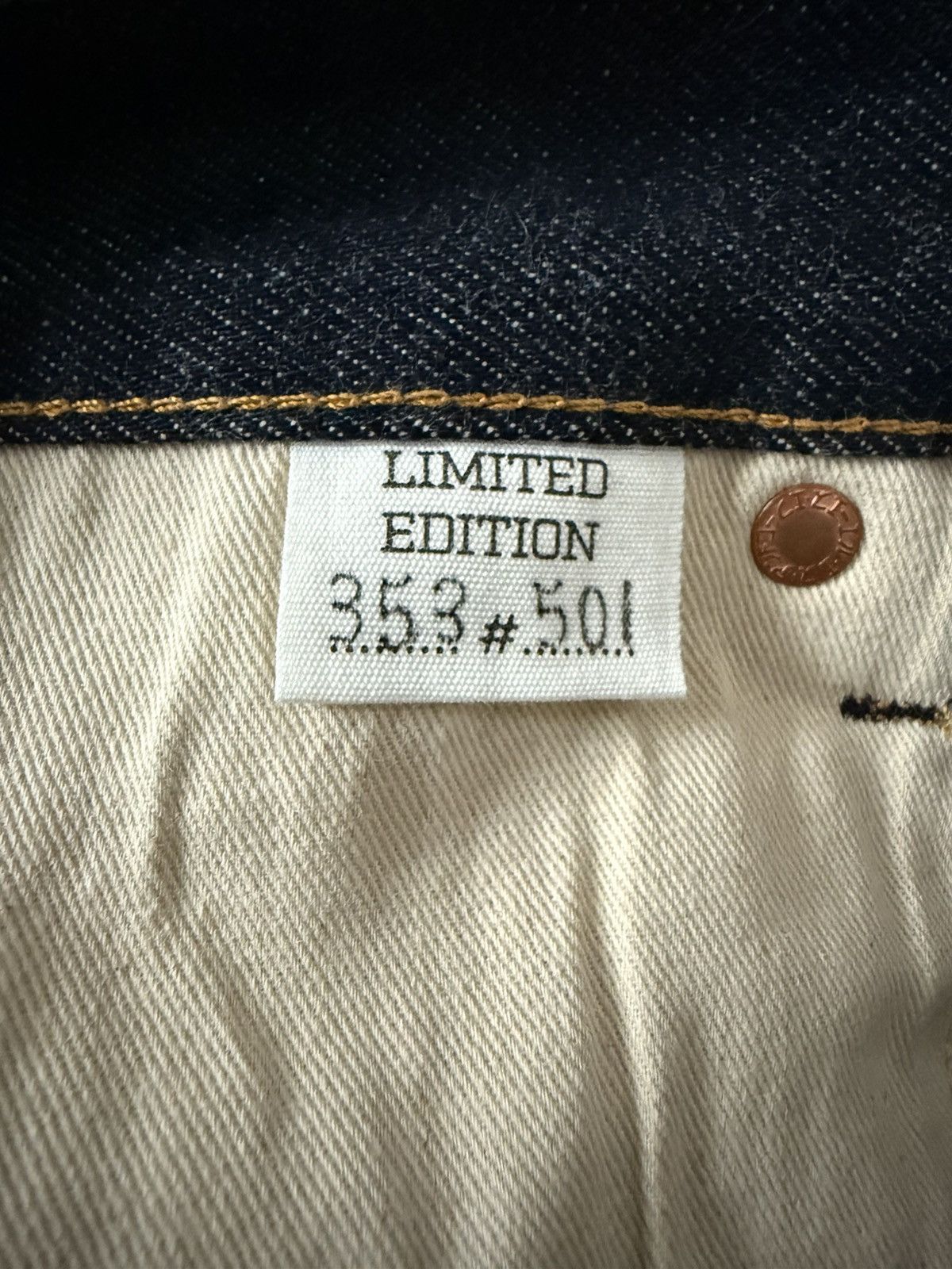 Levi's Vintage Clothing Levi’s Vintage Clothing LVC 1955 501® "JAPAN" Jeans 29x34 Size US 29 - 7 Thumbnail
