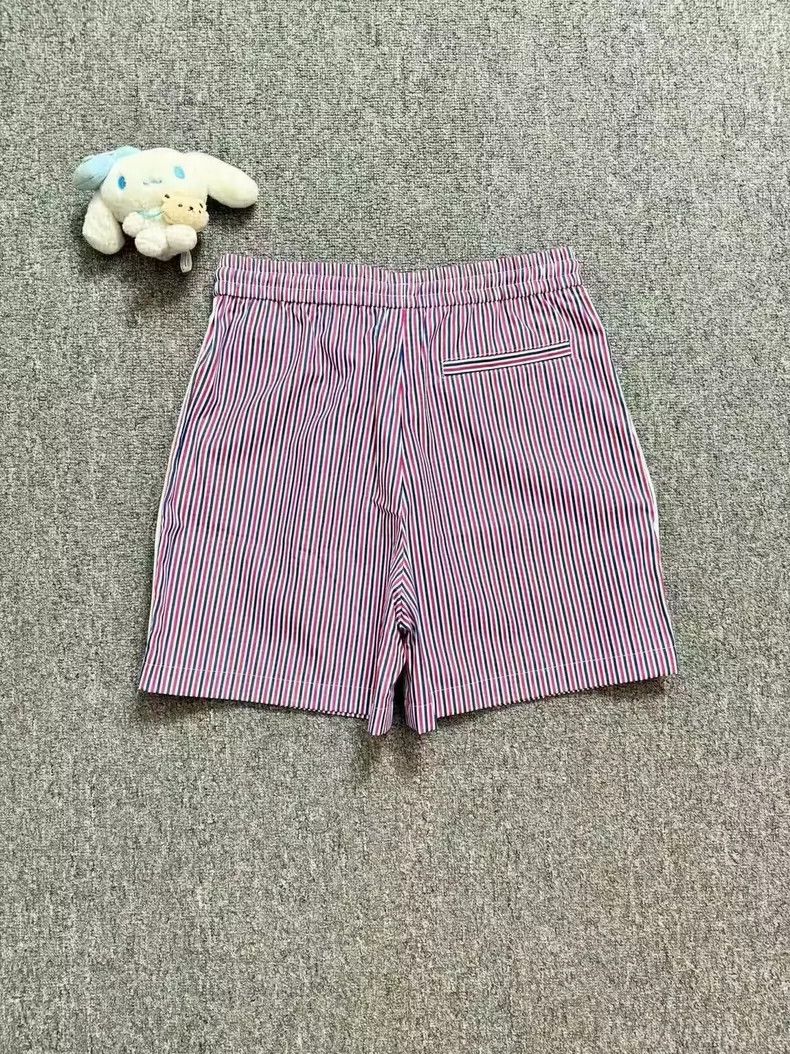 Loewe loewe Striped embroidered logo shorts 2506-Nextarrow Size US 27 - 2 Thumbnail