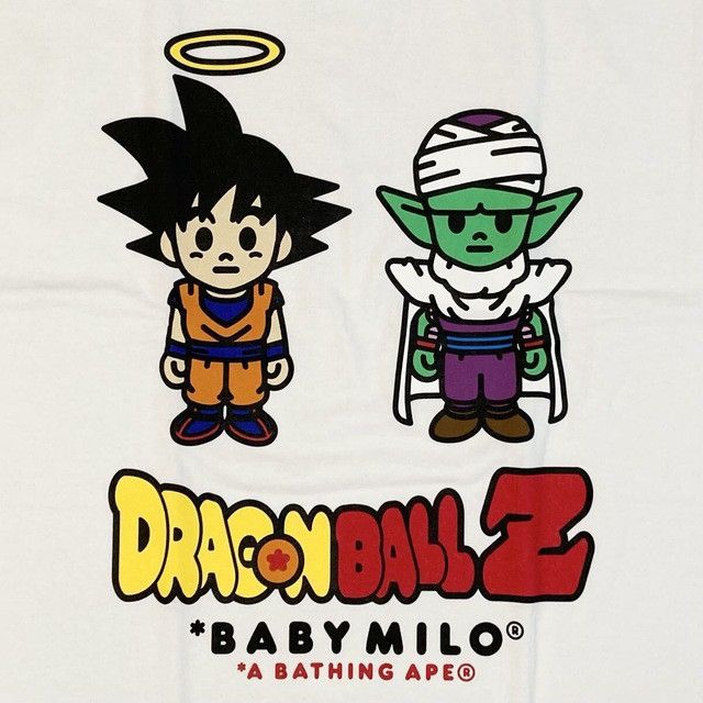 Bape BAPE × Dragon Ball Z Goku Milo T-shirt a bathing ape Size US XL / EU 56 / 4 - 2 Thumbnail