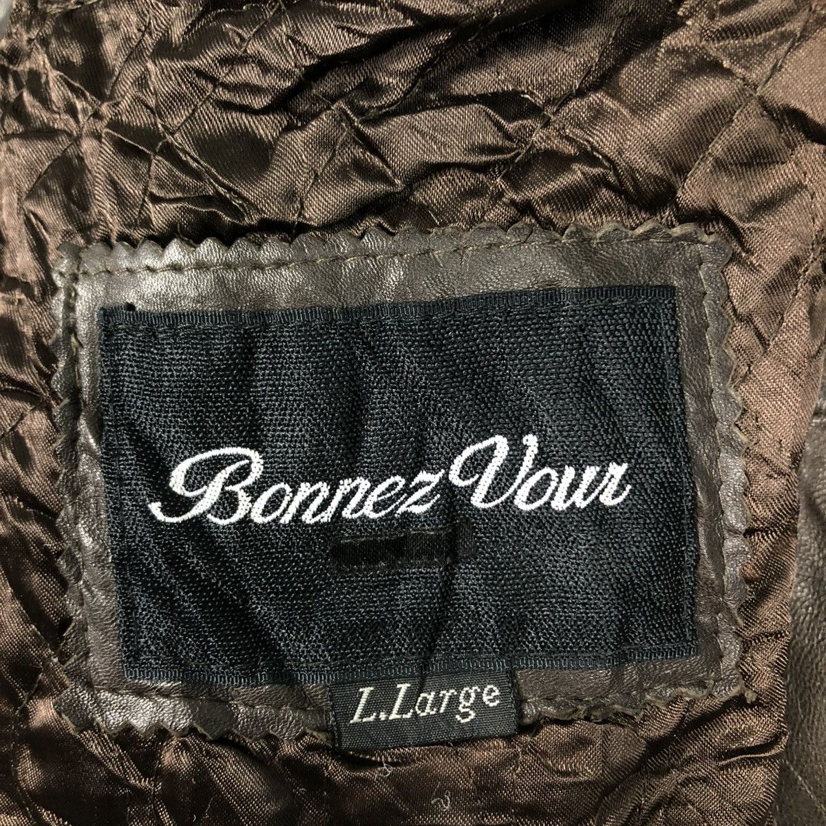 Japanese Brand 🔥VTG GENUINE LEATHER JACKET BIKER BONNEZ VOW ISSEY MIYAKE Size US L / EU 52-54 / 3 - 20 Thumbnail