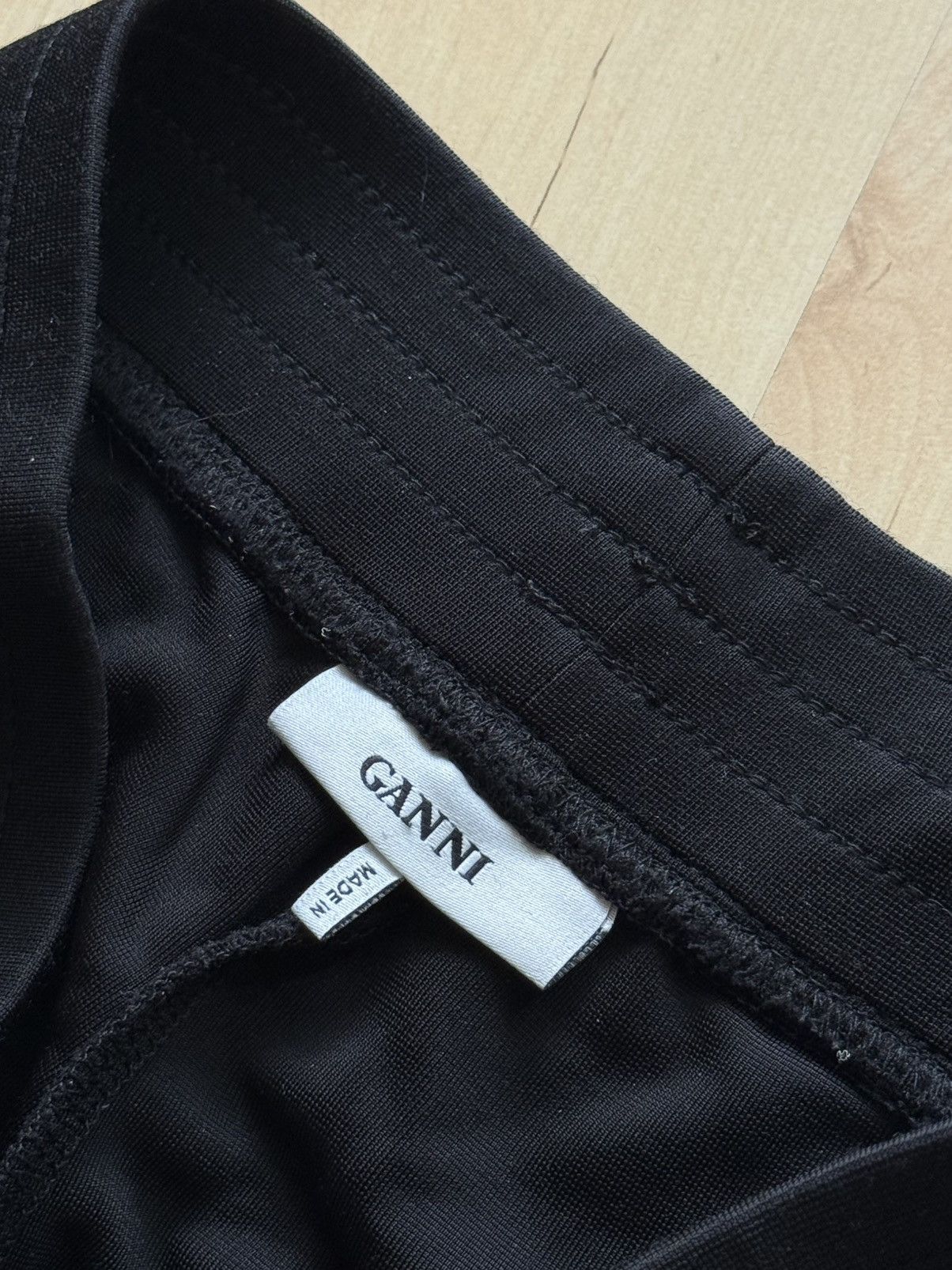 Ganni Ganni rogers straight track pants 36 Size 26" / US 2 / IT 38 - 3 Thumbnail
