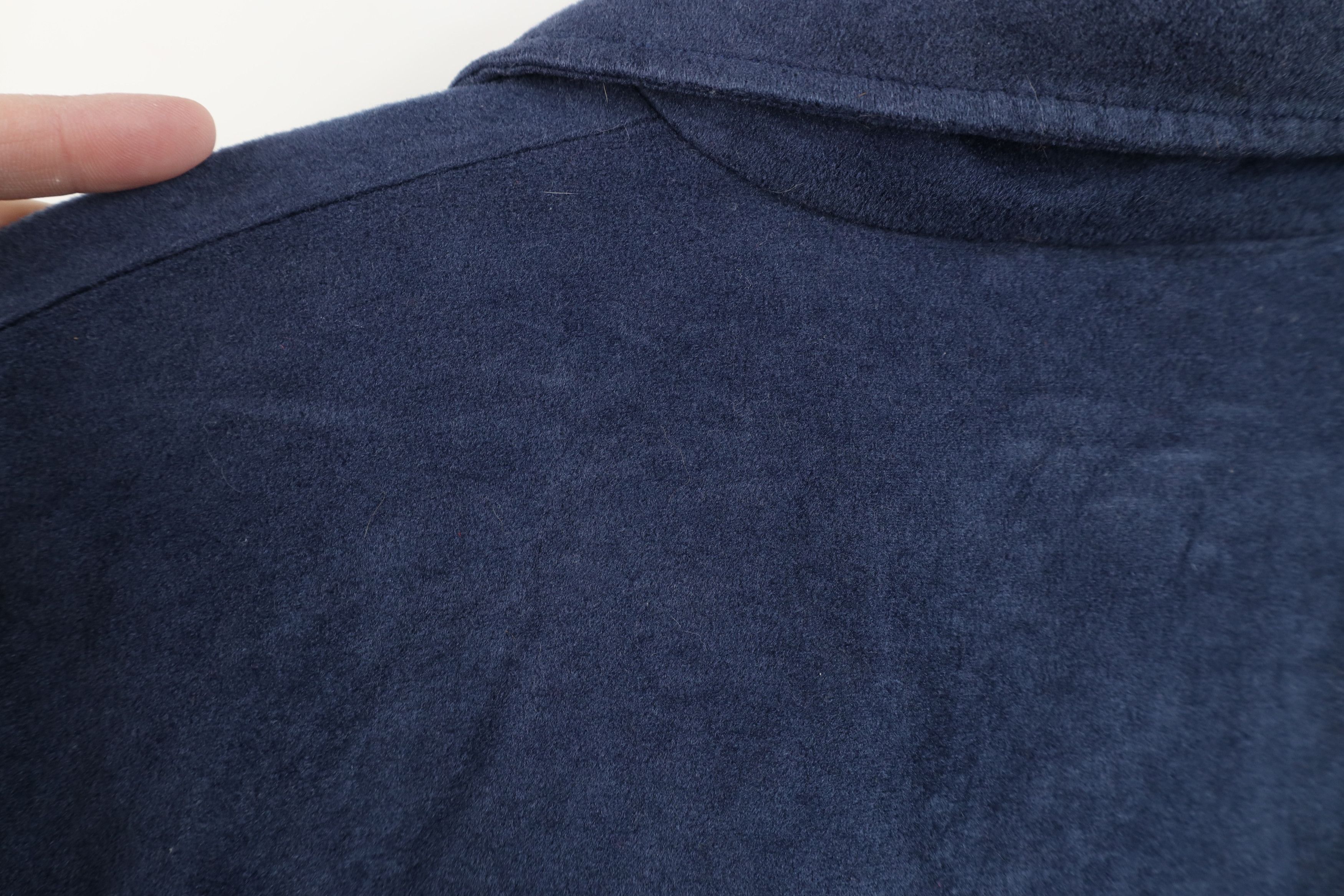 Other Vintage 70s Streetwear Collar Long Sleeve Polo Blue USA Size US M / EU 48-50 / 2 - 9 Thumbnail