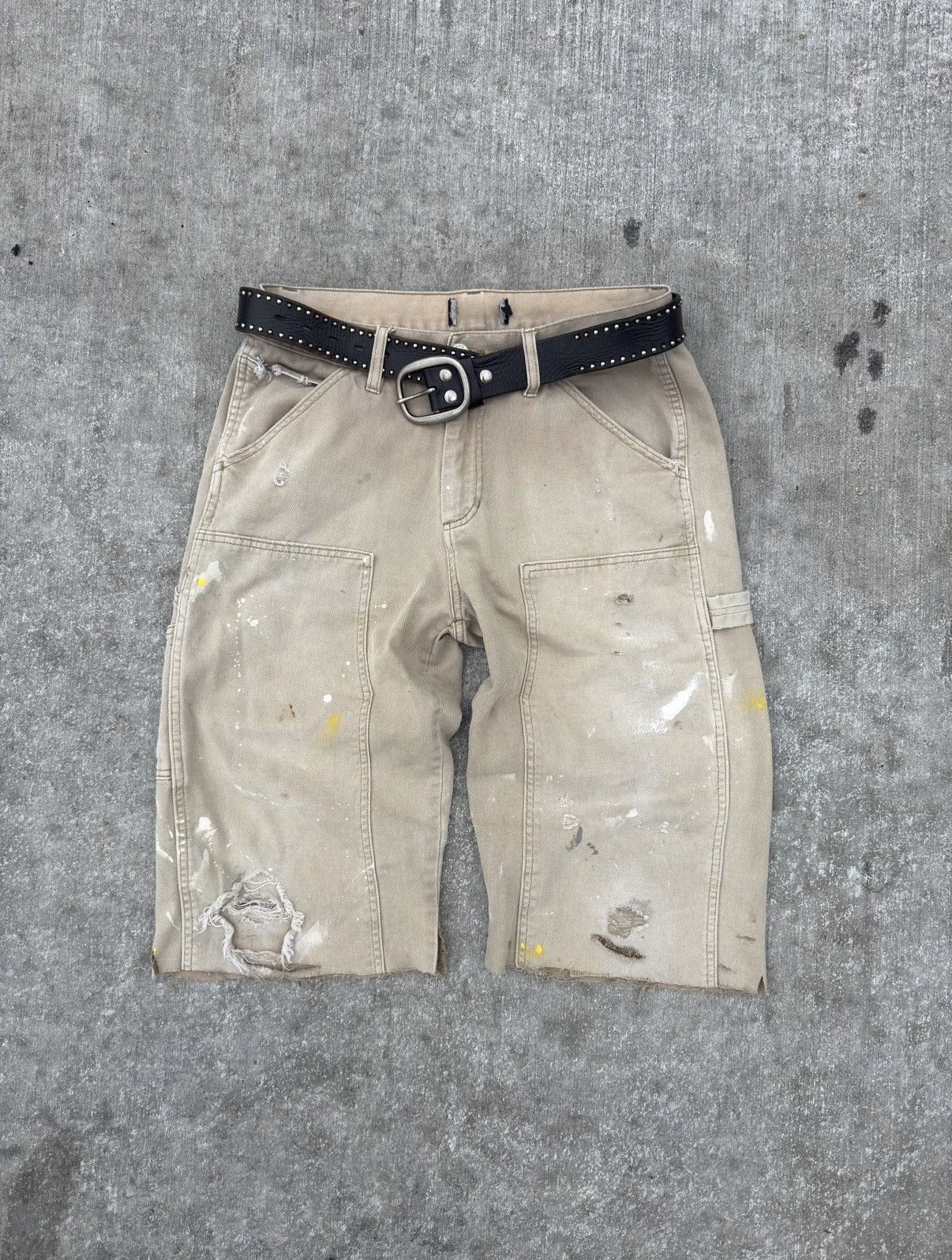 Carhartt Double Knee Pants Paint splatter Size US 32 / EU 48 - 1 Thumbnail