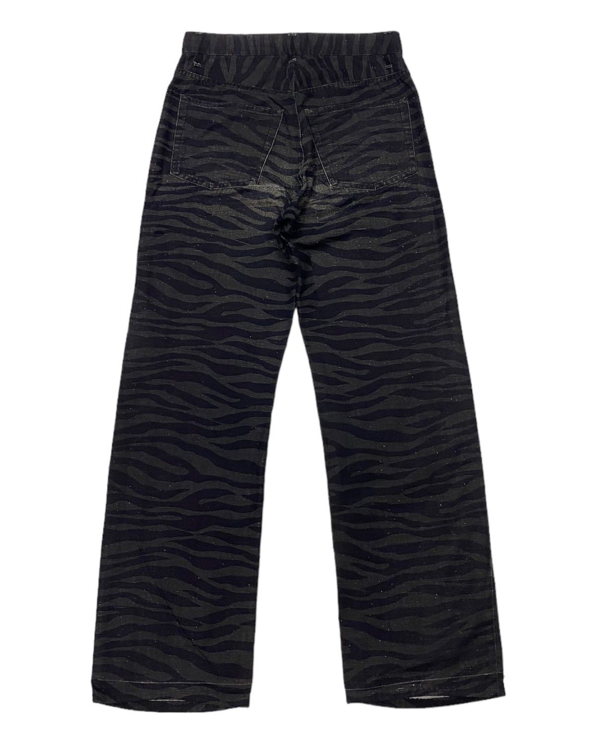 If Six Was Nine 🔥BAGGY DISTRESSED DENIM MOTHER TIGER STRIPES DENIM JEANS Size US 29 - 4 Thumbnail