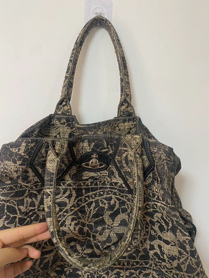 Vivienne Westwood Vivienne Westwood size os Ribbon printed handbag Size ONE SIZE - 2 Thumbnail