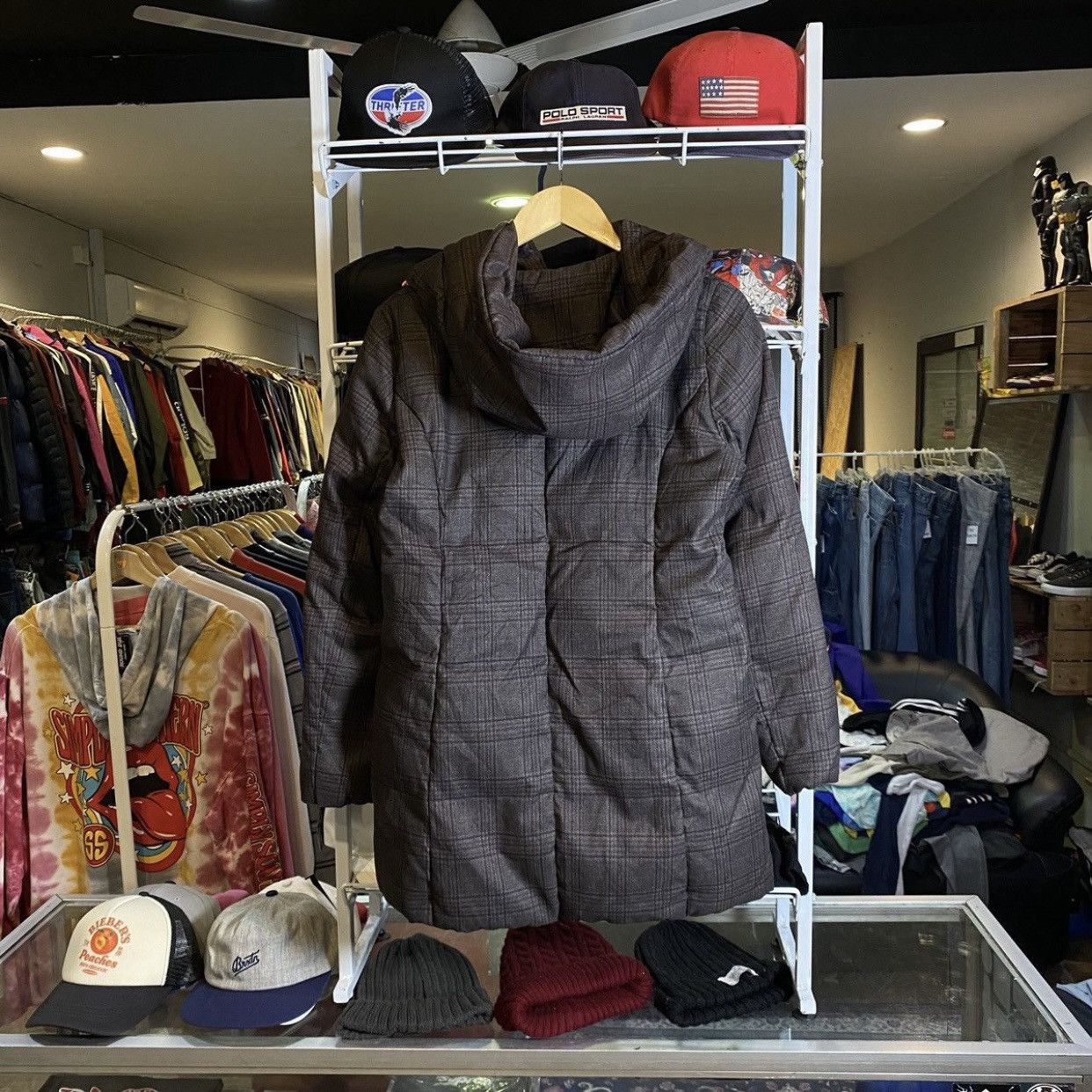 Junko Shimada PART 2 BY JUNKO SHIMADA CHECKERED LIGHT PUFFER JACKETS Size US M / EU 48-50 / 2 - 2 Thumbnail