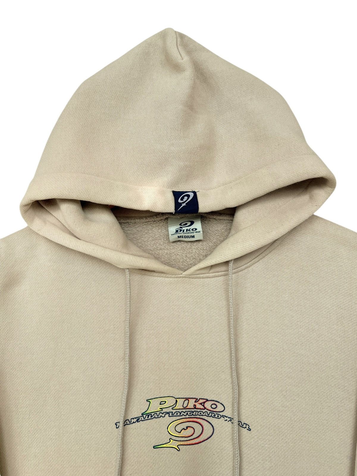 Vintage Vintage Piko Beige Baggy Boxy Skate Surf Hoodie Size US M / EU 48-50 / 2 - 3 Thumbnail