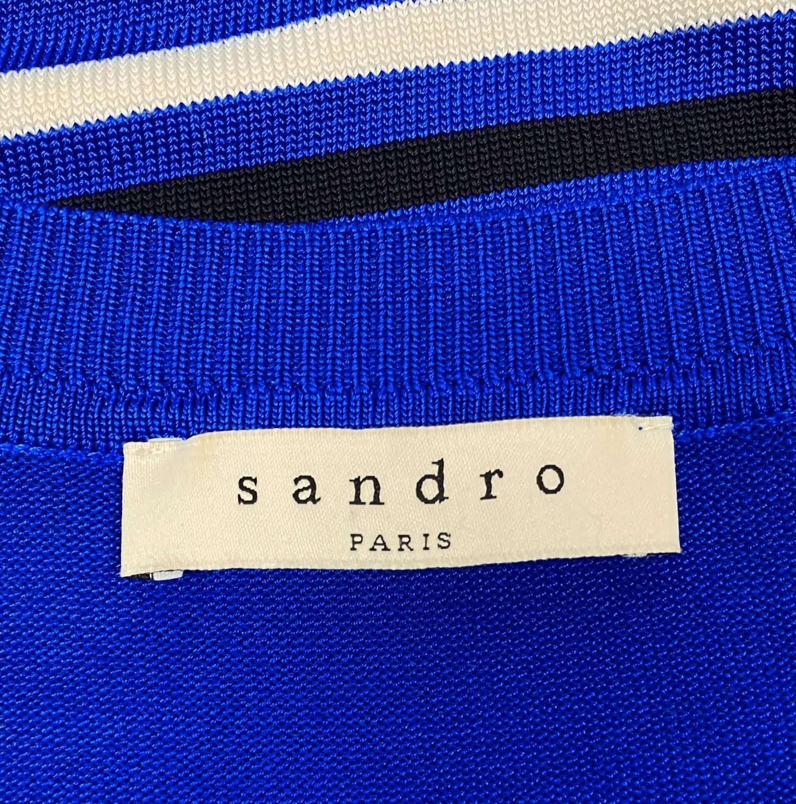 Sandro Sandro Knitted Jumper Viscose Striped size 3 Size M / US 6-8 / IT 42-44 - 7 Thumbnail