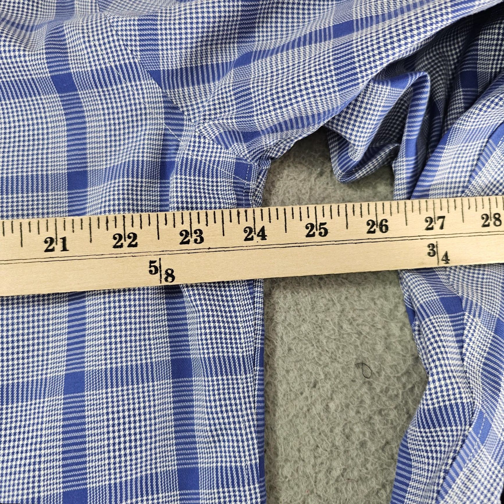 Brooks Brothers Brooks Brothers Shirt Mens 16.5-33 Blue Check Regent Non Iron Supima Cotton Shirt Size US XL / EU 56 / 4 - 7 Thumbnail