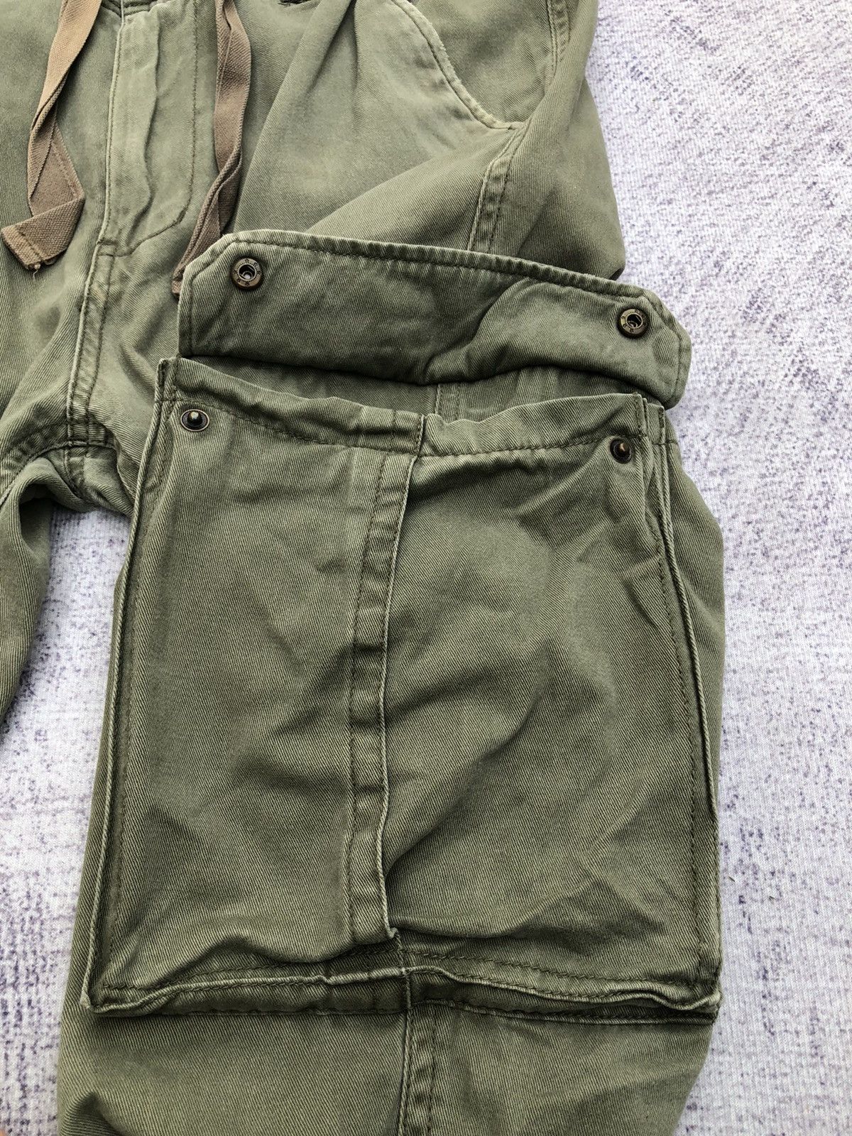 Japanese Brand Cargo Green Anti Label Multipocket Tactical Pants W29 Size US 29 - 6 Thumbnail