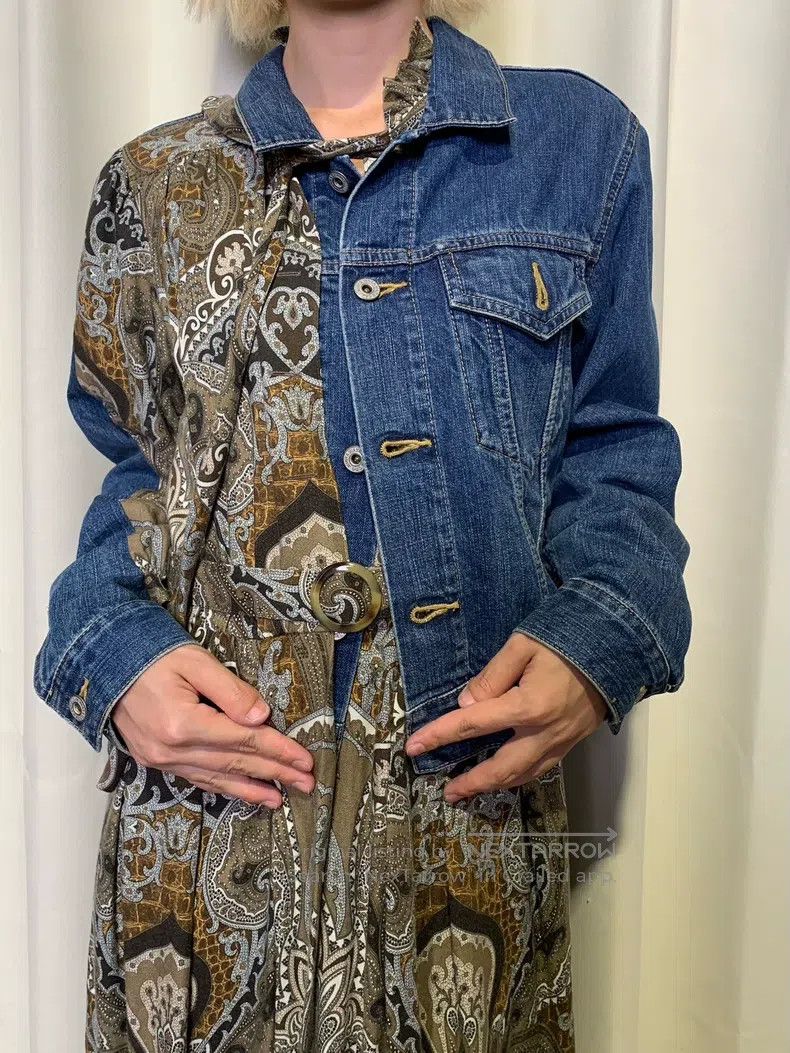 Junya Watanabe Junya Watanabe Cashew flower deconstructed denim jacket Size XS / US 0-2 / IT 36-38 - 2 Thumbnail