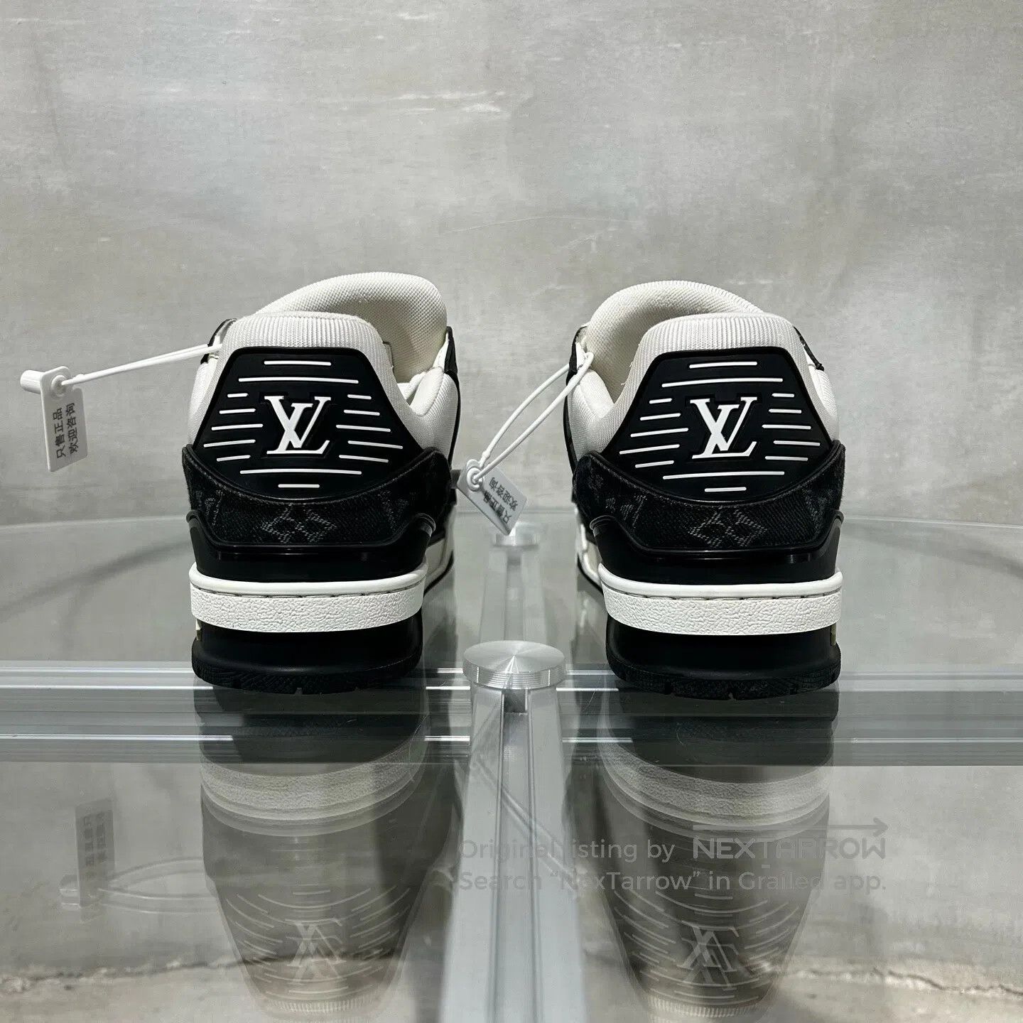 Louis Vuitton Louis Vuitton Trainer Black and White Jeans shoes Size US 7.5 / EU 40-41 - 6 Thumbnail
