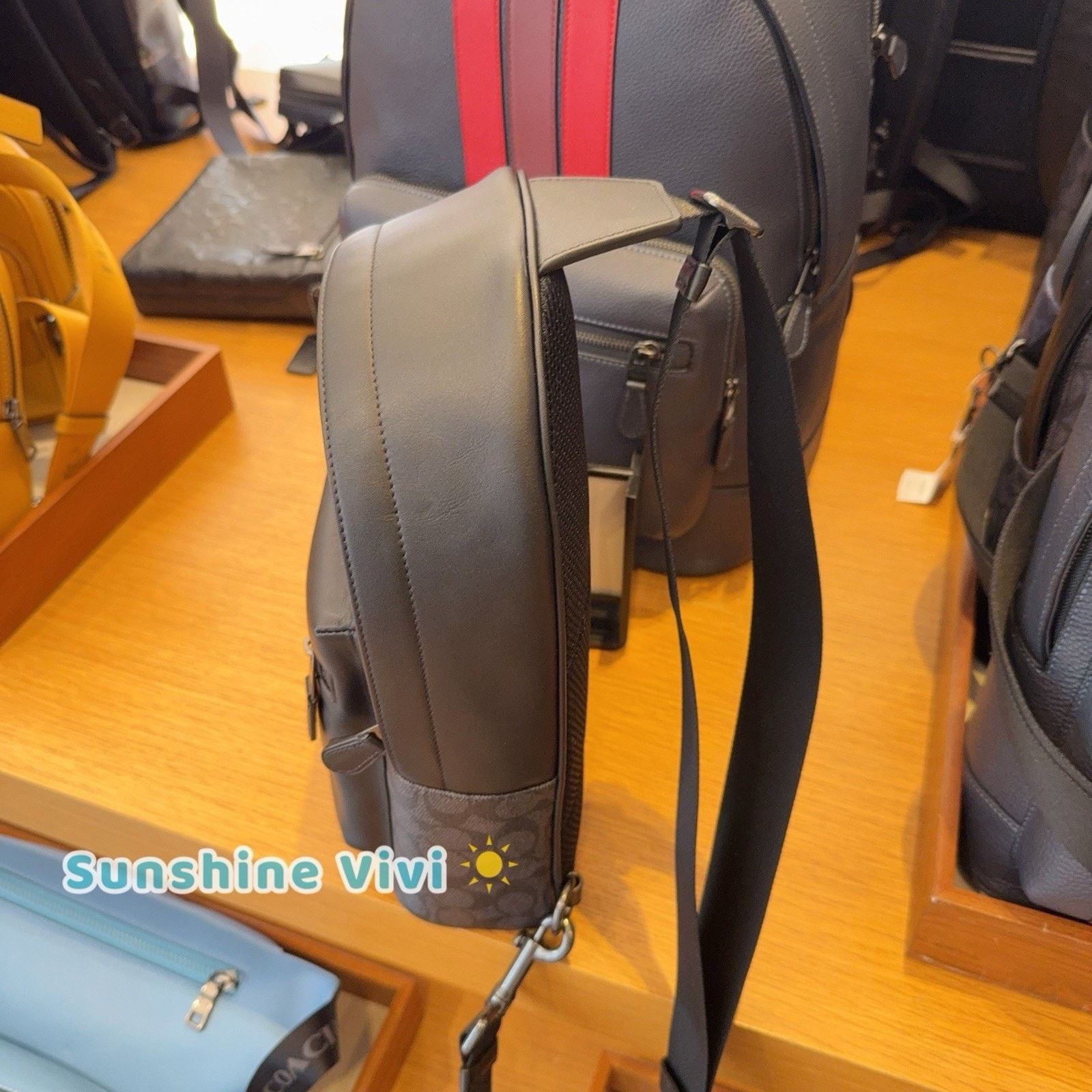 Coach NWT Coach Men's West Pack CV924 Gunmetal/Charcoal/Black Size ONE SIZE - 5 Thumbnail