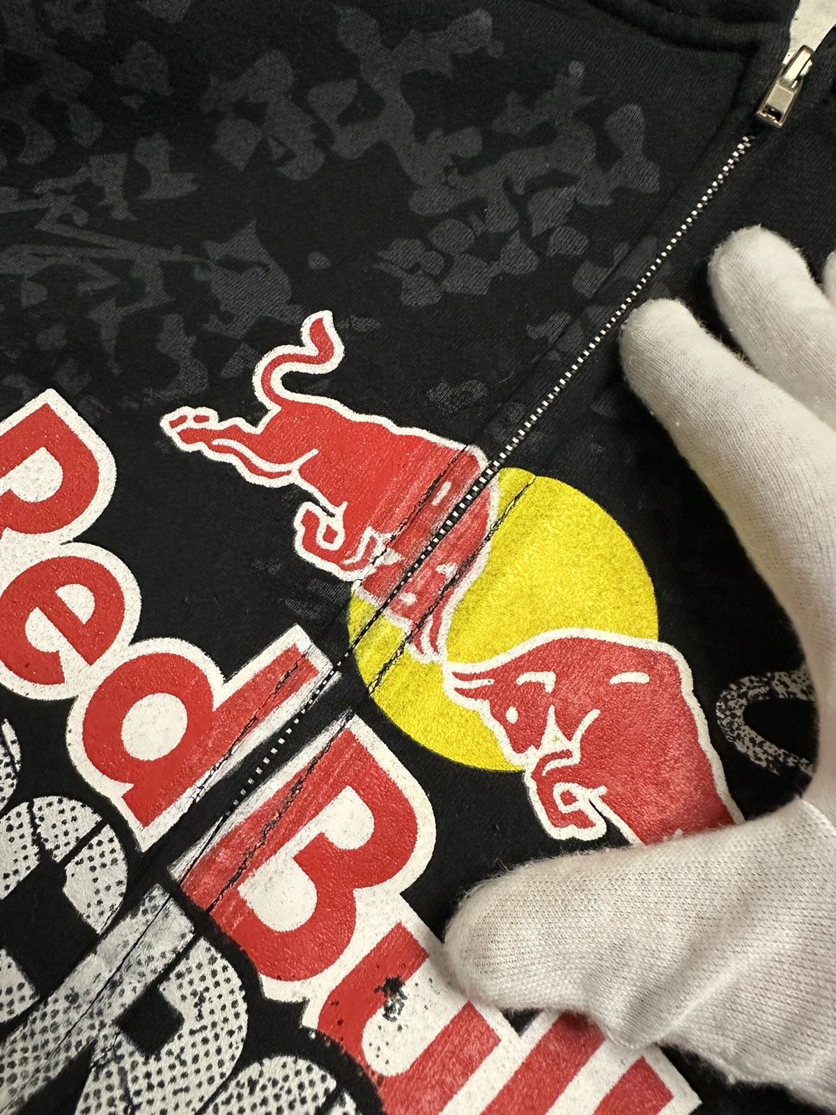 Alpinestars Alpinestars Spell Out Red Bull Motocross Racing Zip Hoodie Size US L / EU 52-54 / 3 - 8 Thumbnail