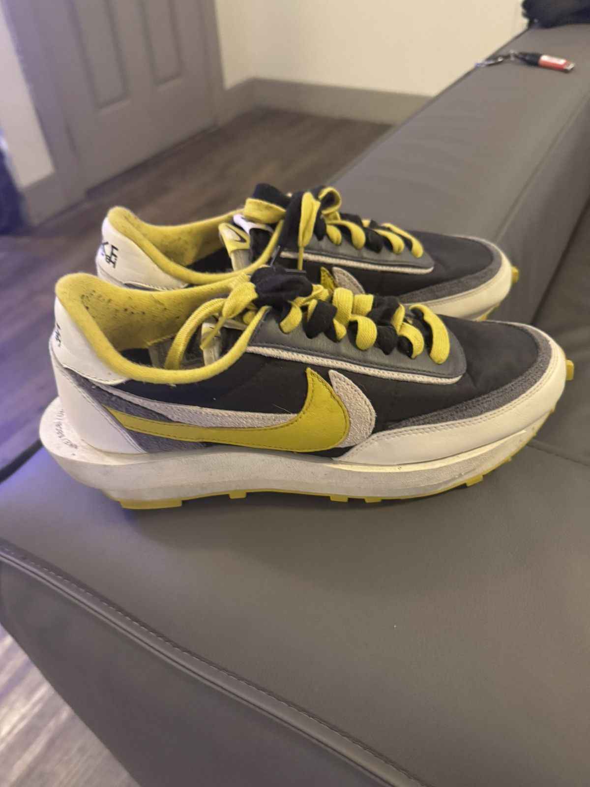 Nike Nike sacai x Undercover x LDWaffle 'Bright Citron' Size US 11 / EU 44 - 7 Thumbnail