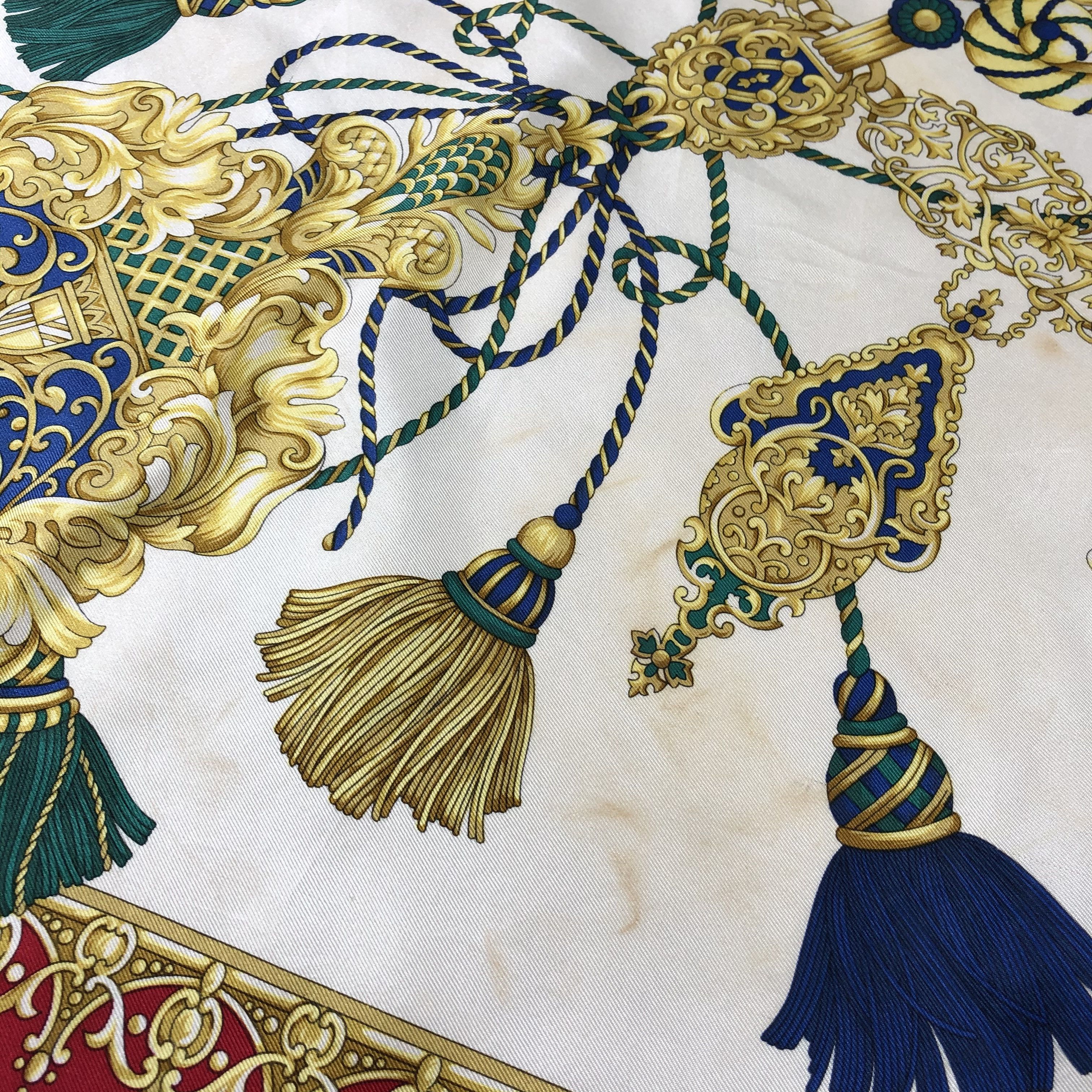 Vintage Vintage Elle Paris Silk Scarf Size ONE SIZE - 5 Thumbnail