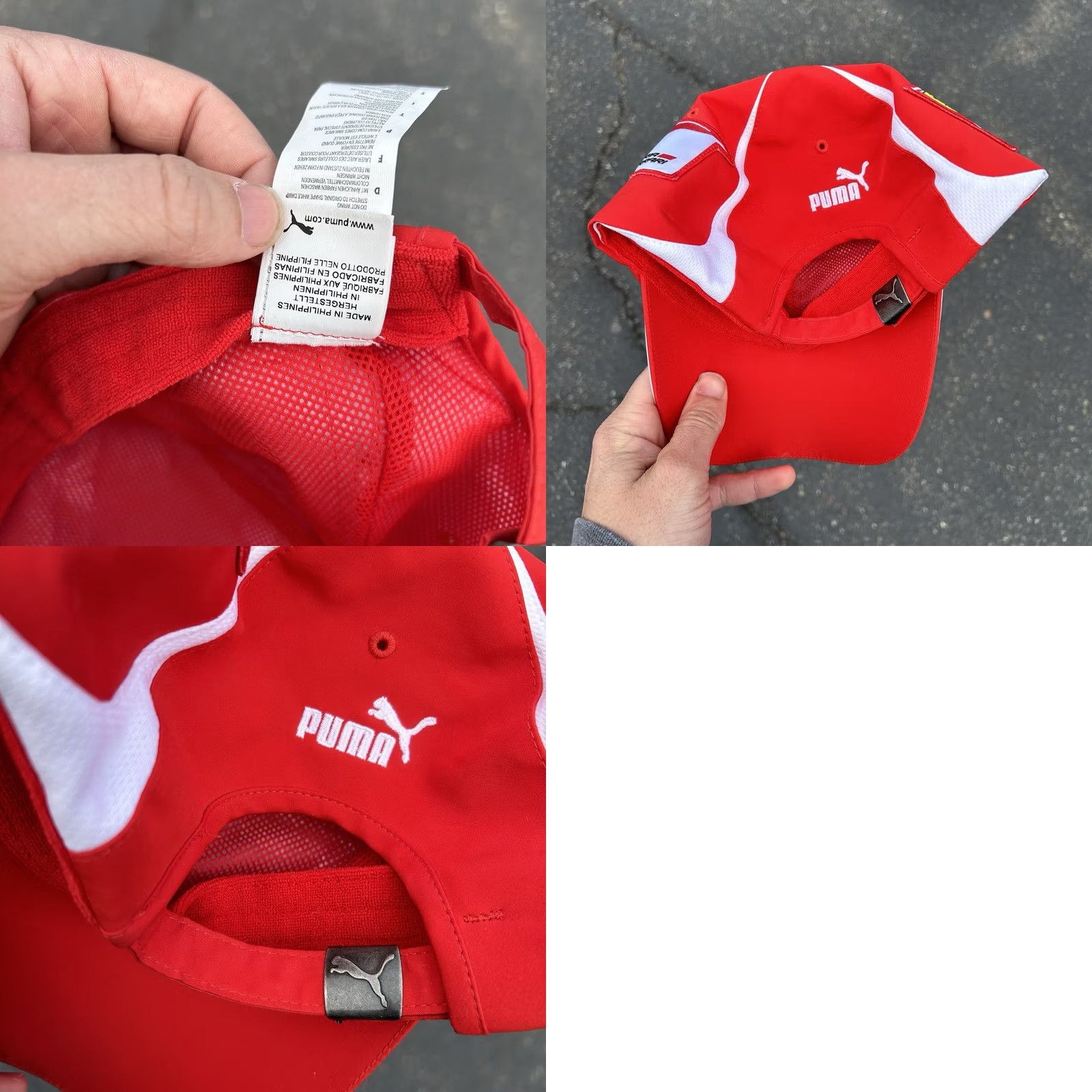 Puma PUMA Scuderia Ferrari Formula F1 Racing Hat Cap Mens One Size Strap Hat Dad Hat Red Size ONE SIZE - 11 Thumbnail