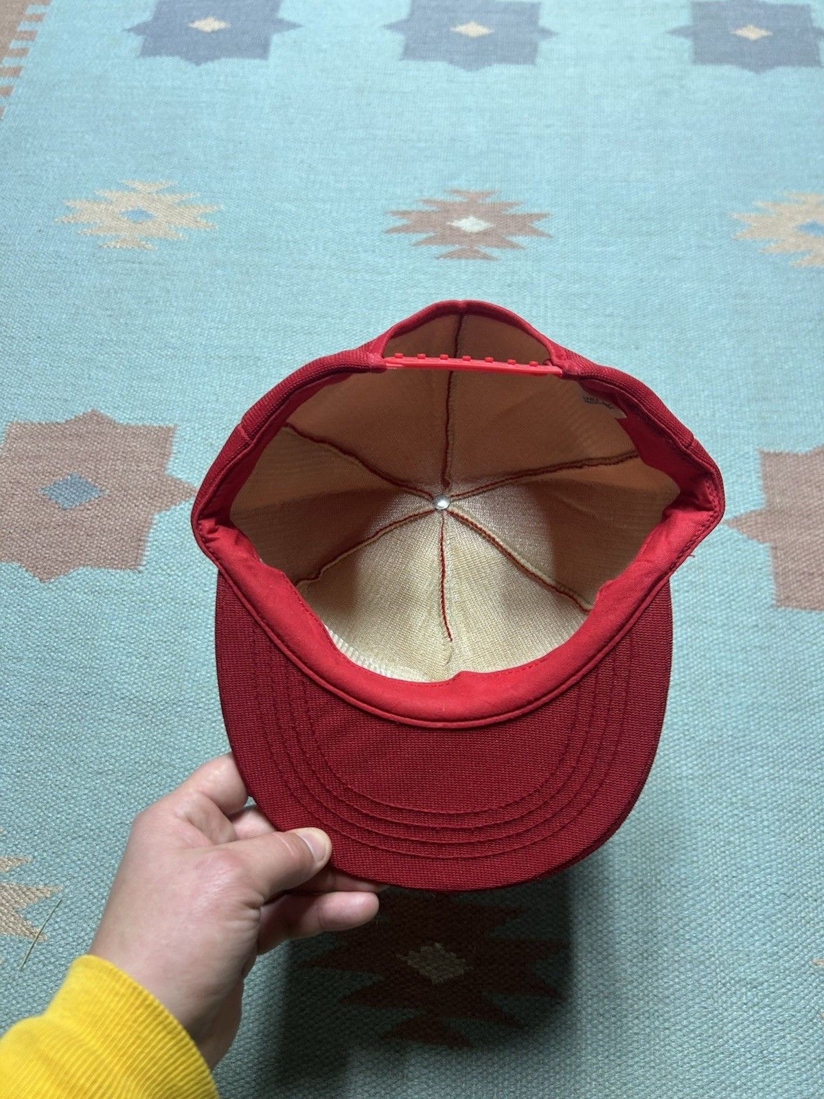 Vintage 80s SnapBack hat Premarc concrete construction USA full foam Size ONE SIZE - 6 Thumbnail