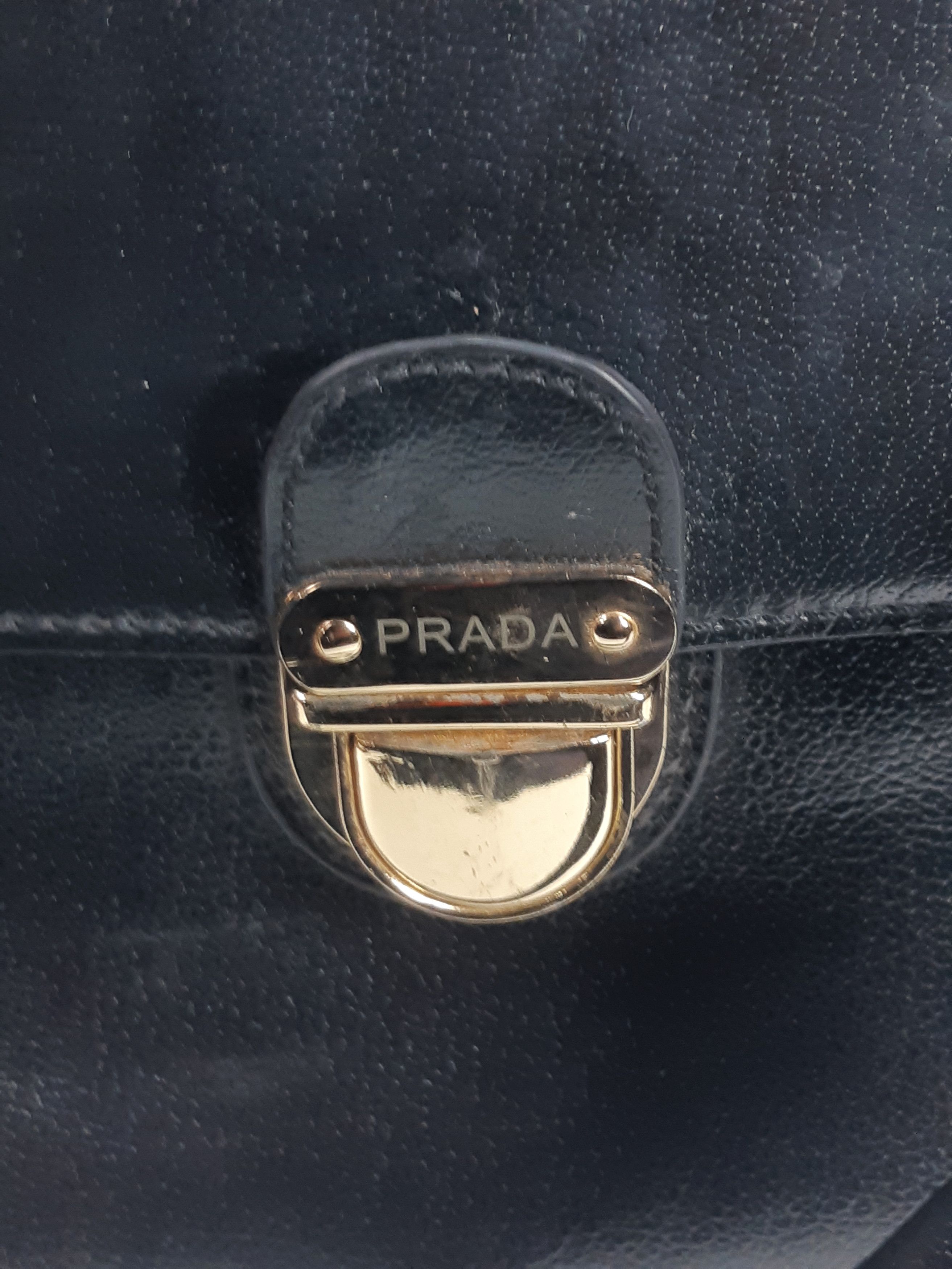 Prada PRADA Milano Leather Bag AUTHENTIC Size ONE SIZE - 9 Thumbnail