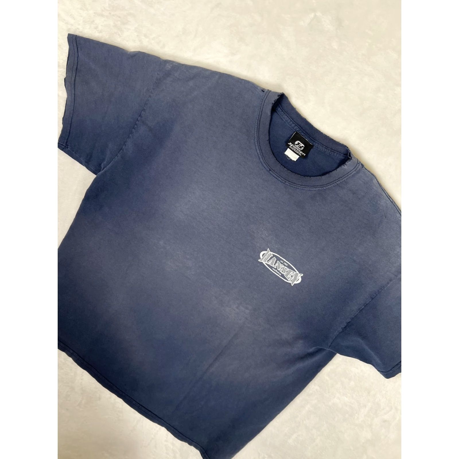 Vintage VINTAGE Hansen Surfboards T-Shirt Mens Large Blue Encinitas California Surf 90s Size US L / EU 52-54 / 3 - 6 Thumbnail