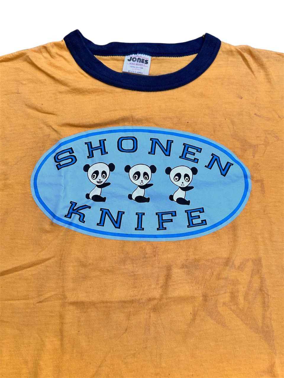 Band Tees Vintage 90s SHONEN KNIFE Ringer Japan Punk Garage Band Shirt Size US L / EU 52-54 / 3 - 2 Thumbnail