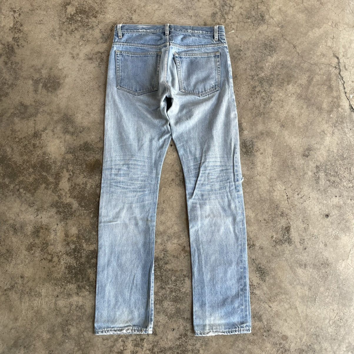 Attachment 🔥Sick🔥🇯🇵Attachment Ripped Distress Selvedge Slim Fit Jeans Size US 31 - 4 Thumbnail