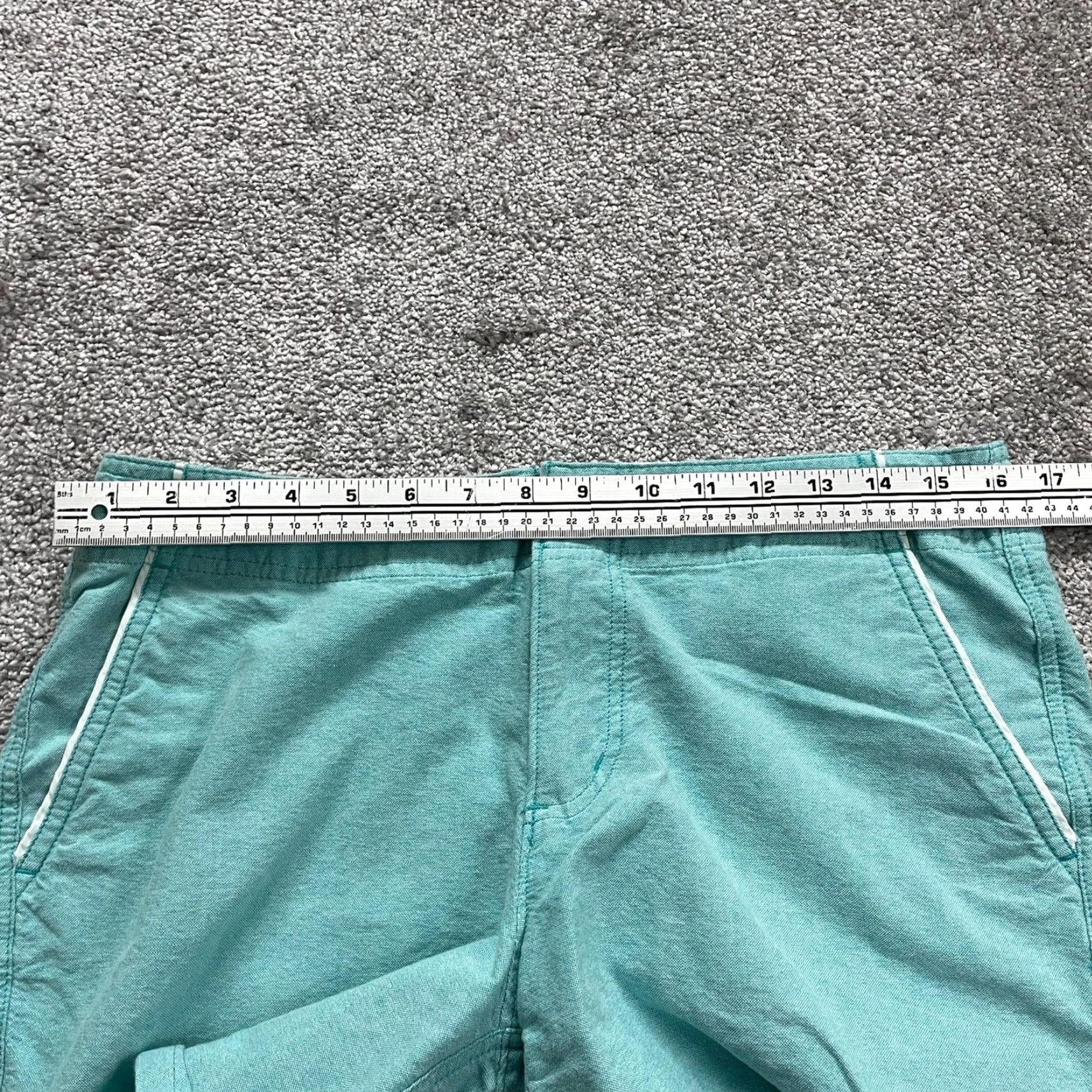 Vintage Columbia Chino Shorts Womens 10 Mint Green Mid Rise Casual Activewear Pockets Size 32" / US 10 / IT 46 - 7 Thumbnail