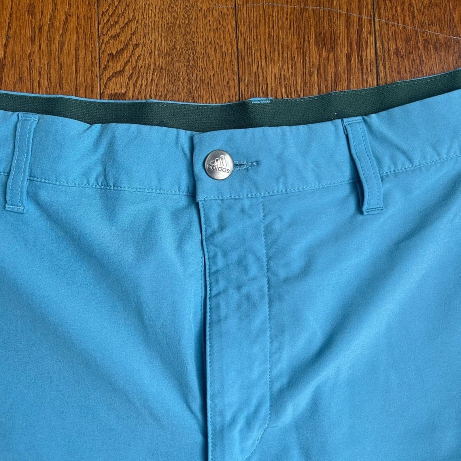 Adidas Adidas Golf Men's Blue flat front Shorts 40W - 10.5" inseam Size US 40 / EU 56 - 7 Thumbnail