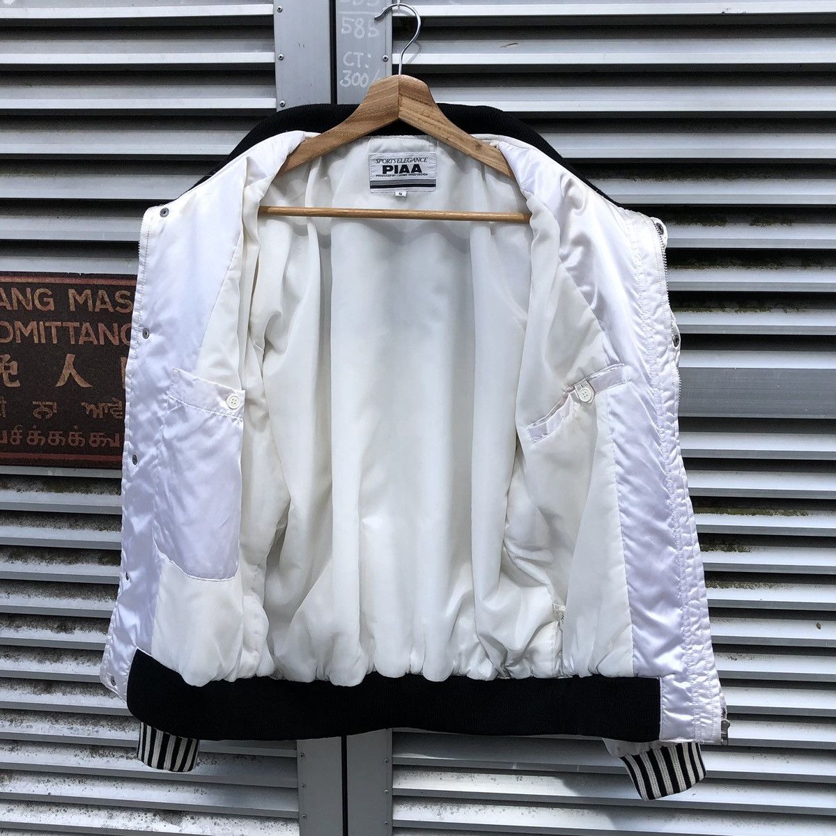 Sports Specialties VTG PIAA Motor Sports Racing Bomber Jacket by L’uomo Terzo Size US M / EU 48-50 / 2 - 10 Thumbnail