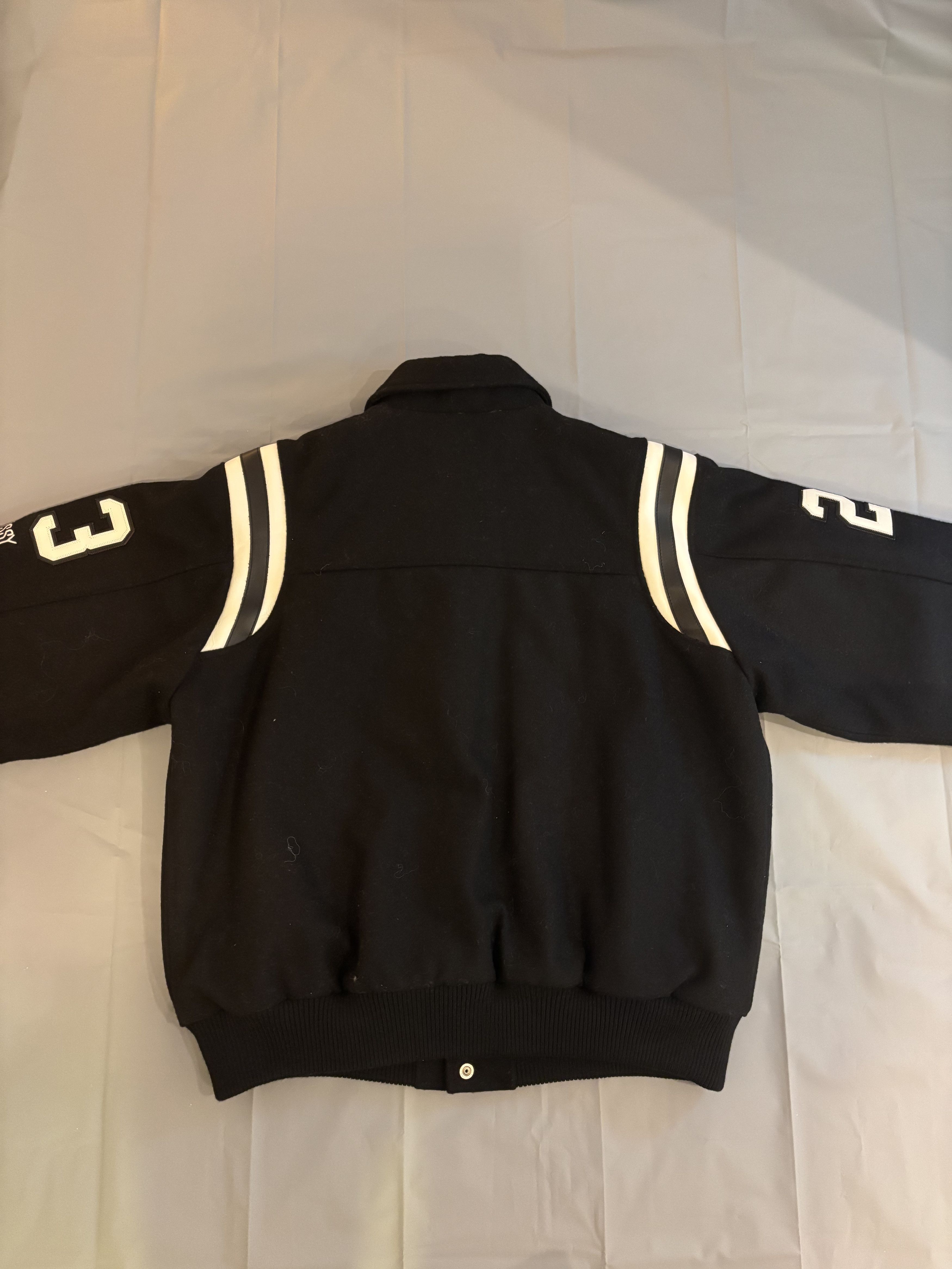 Stussy Veste teddy bombers Varsity jacket en laine Stussy 80 noir Size US L / EU 52-54 / 3 - 14 Thumbnail