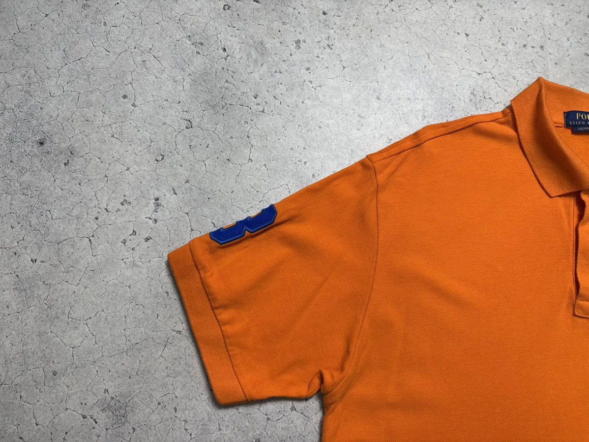 Polo Ralph Lauren Polo Ralph Lauren Big Pony #3 Vintage Polo Shirt PRL Orange Size US XXL / EU 58 / 5 - 3 Thumbnail