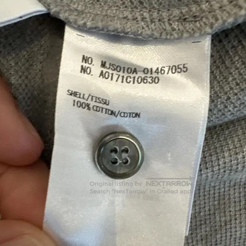 Other Thom Browne Gray Cotton Striped Short Sleeve T-Shirt . Size S / US 4 / IT 40 - 4 Thumbnail