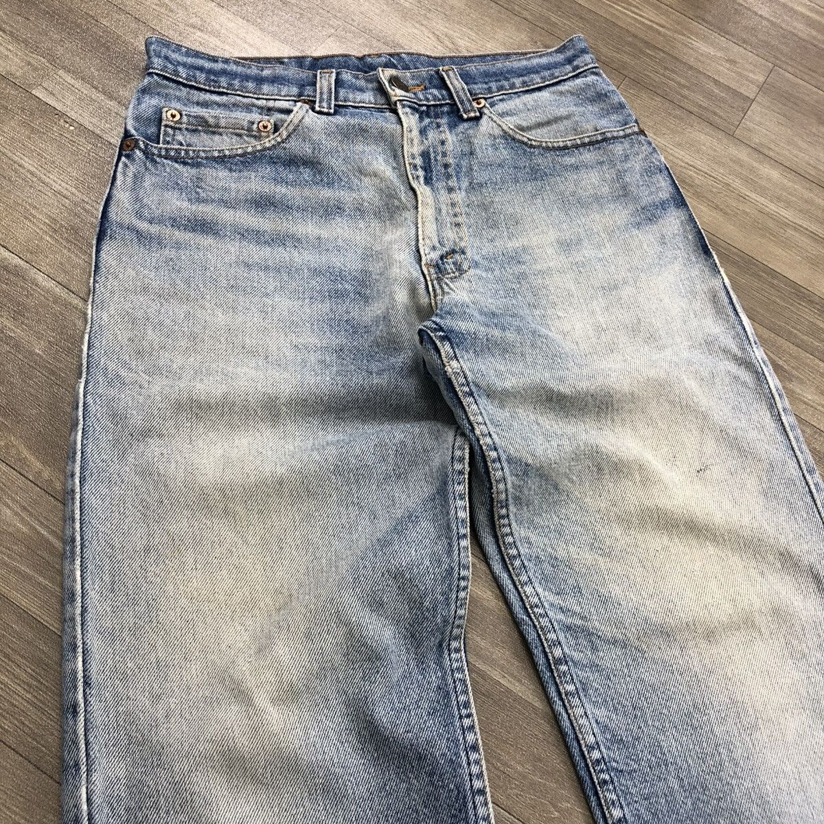 Levi's × Levi's Vintage Clothing 🇺🇸90’s Vintage Levis 510 Straight Nice Faded Jeans Size US 28 / EU 44 - 2 Thumbnail