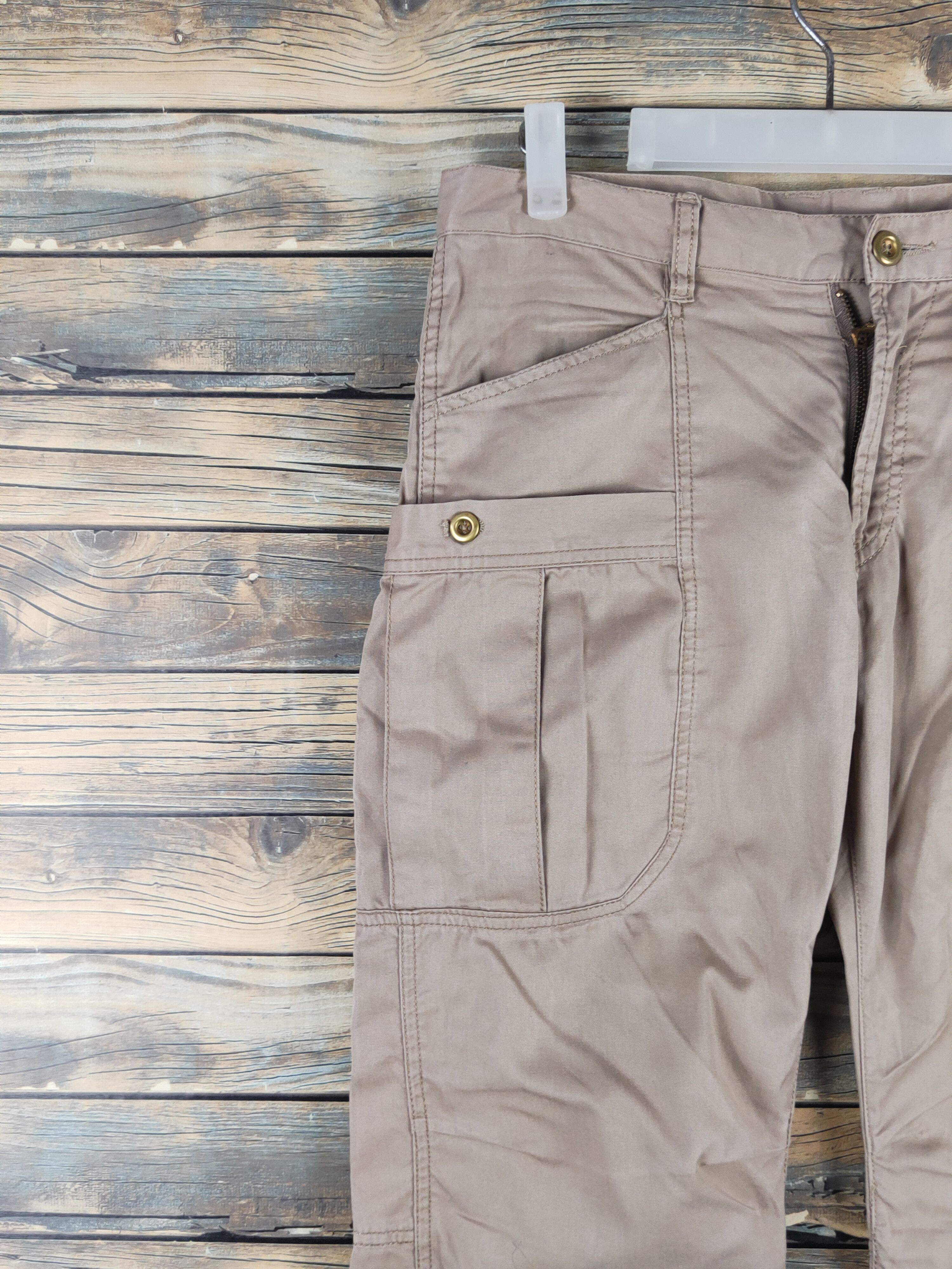 Takeo Kikuchi DL TK Beige Multipocket Cargo Pants #2437 Size US 30 / EU 46 - 3 Thumbnail