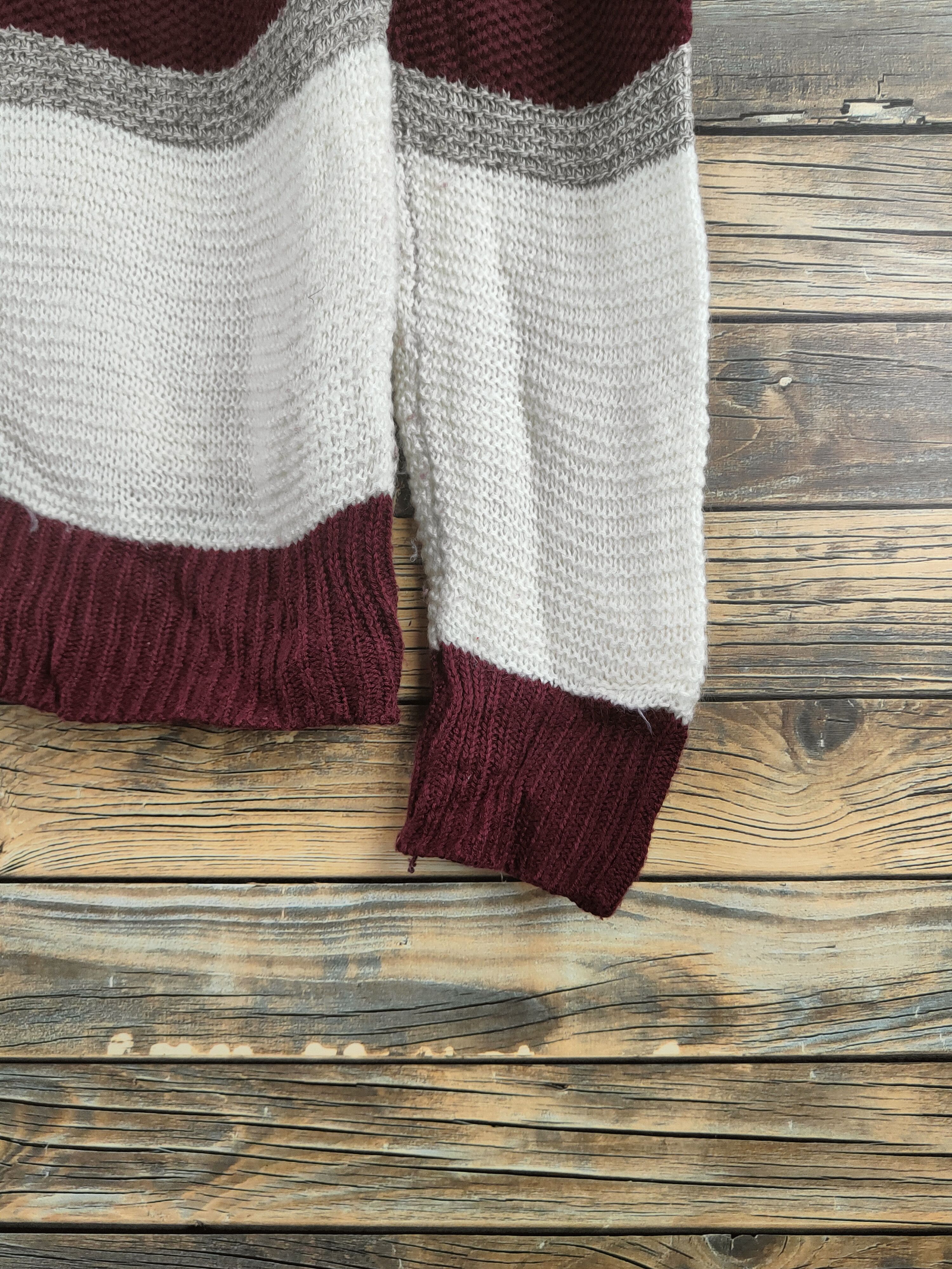 Ciaopanic DL Ciaopanic Brown Cream Knitwear Sweatshirts #46-480 Size M / US 6-8 / IT 42-44 - 6 Thumbnail