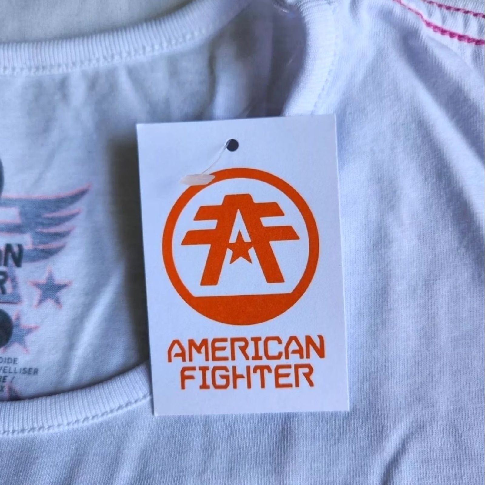 Vintage American Fighter T-Shirt Size L / US 10 / IT 46 - 6 Thumbnail