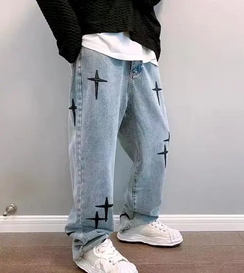 Japanese Brand Hayakawa x natsu Cross Denim Jeans Size US 37 - 6 Thumbnail