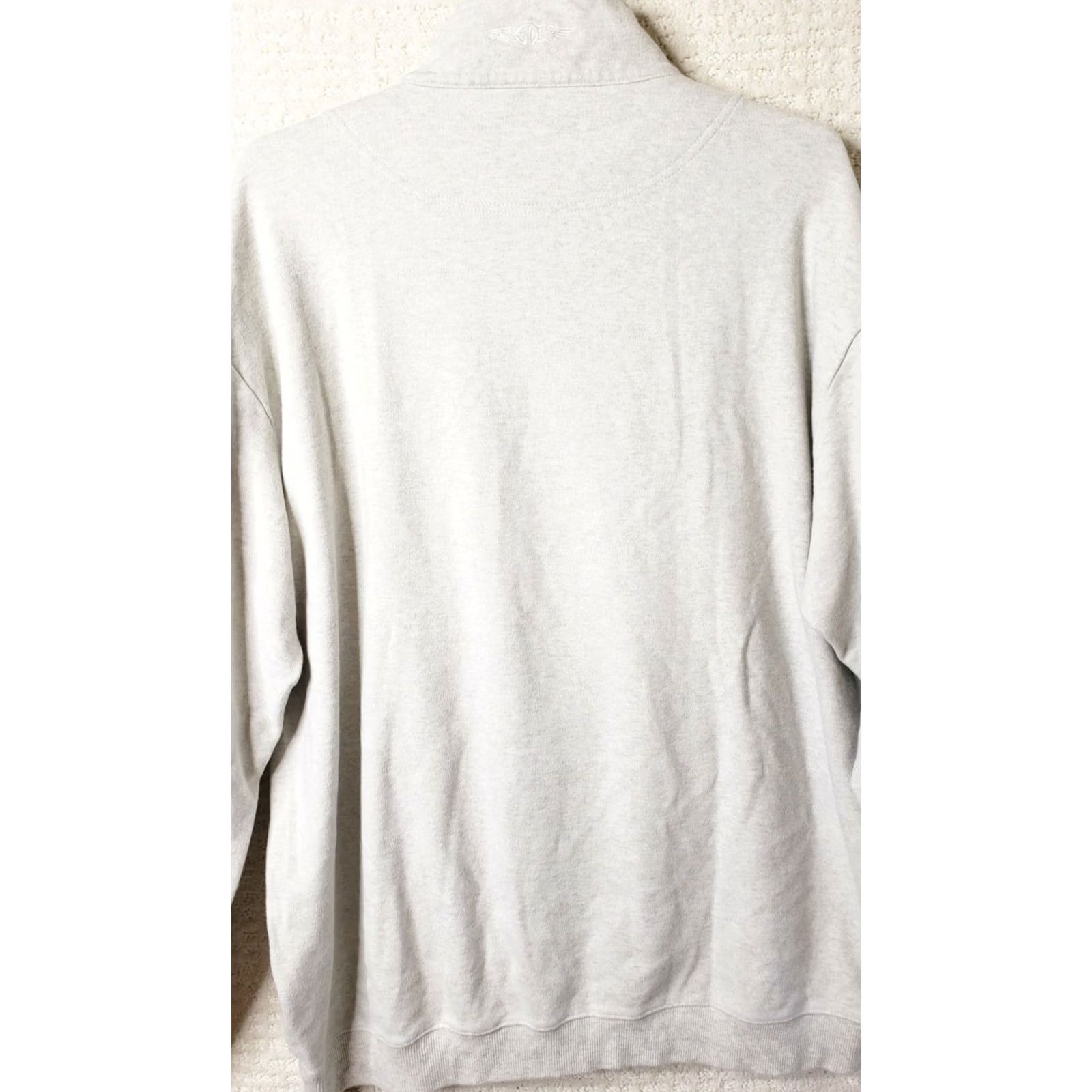 Vintage Straight Down Golfwear Sweater Mens XL Light Gray 1/4 Zip Pullover Size US XL / EU 56 / 4 - 7 Thumbnail