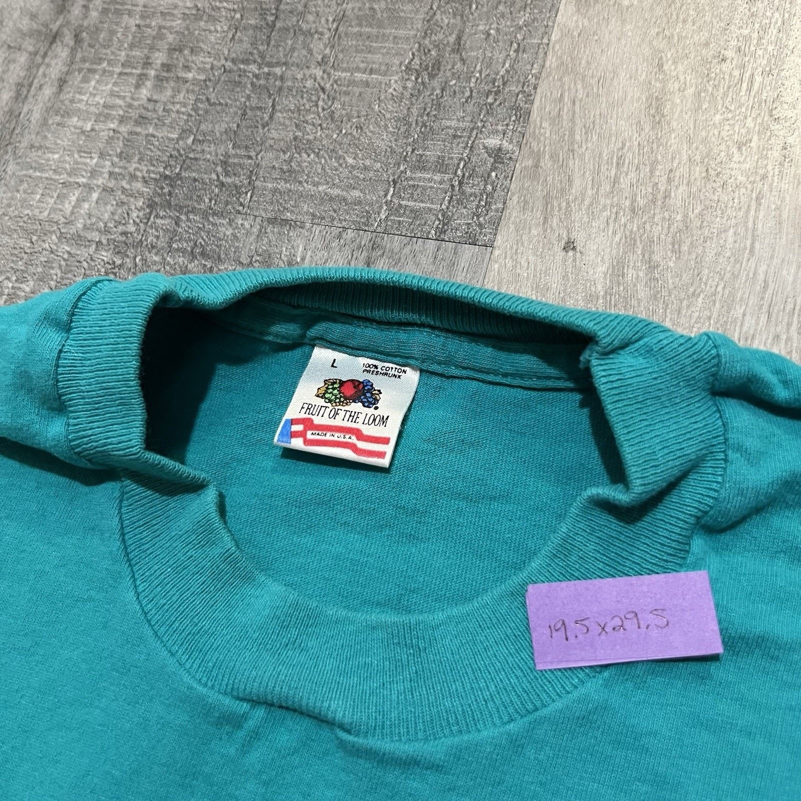 Fruit Of The Loom VTG When's Happy Hour! Jail House Down And Out Blue Bar Tee Size US L / EU 52-54 / 3 - 4 Thumbnail