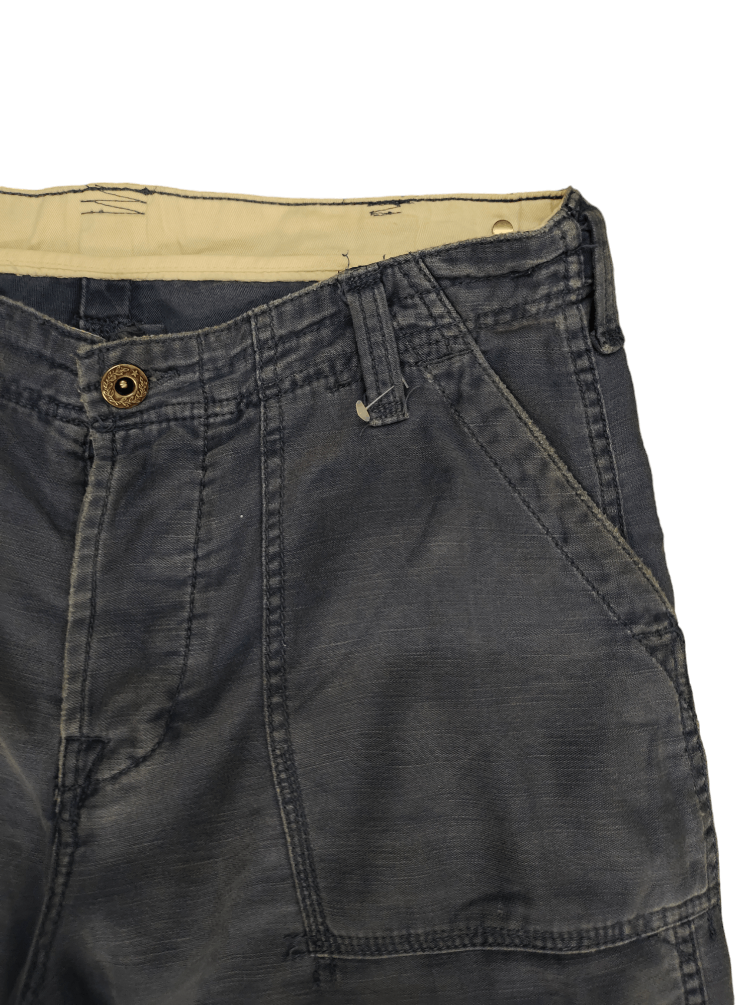 Polo Ralph Lauren Polo By Ralph Lauren Embroidered Faded Fatigue Short Pants Size US 30 / EU 46 - 2 Thumbnail