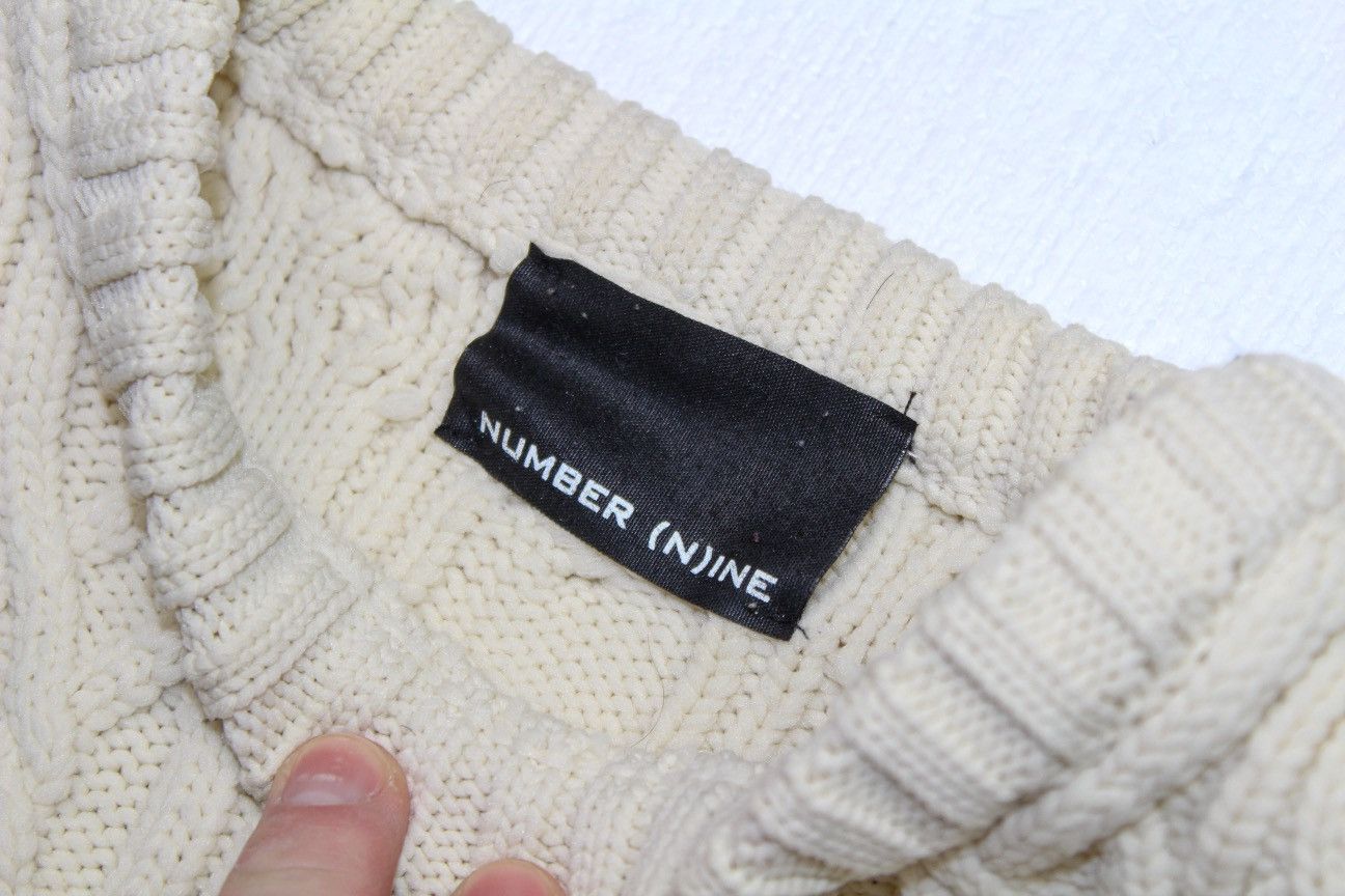 Number (N)ine Cable Knit Sweater Size US L / EU 52-54 / 3 - 2 Thumbnail