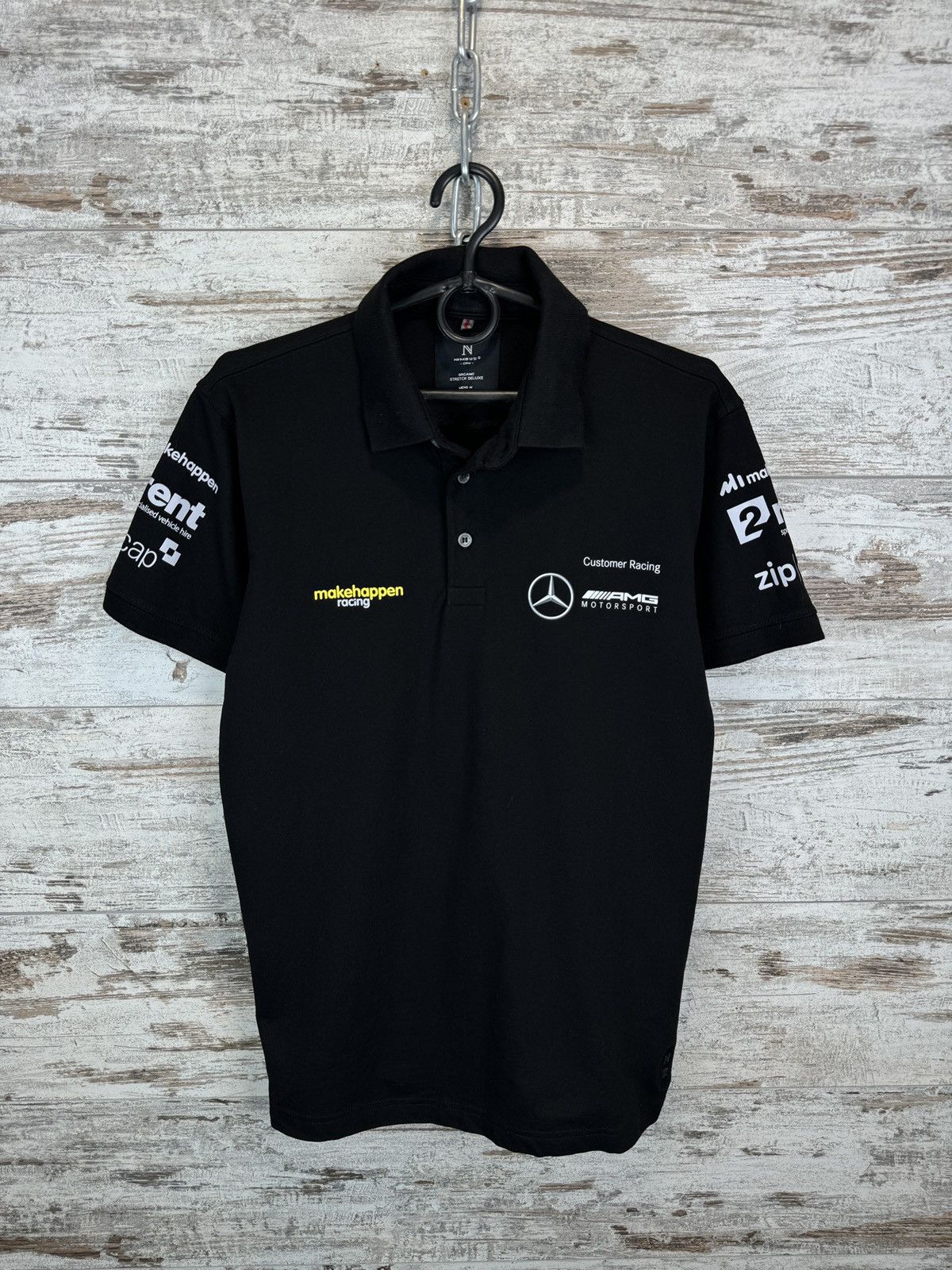 Mercedes-Benz × Vintage Mens Vintage Mercedes T-shirt amg petronas racing Benz tee Size US M / EU 48-50 / 2 - 2 Thumbnail