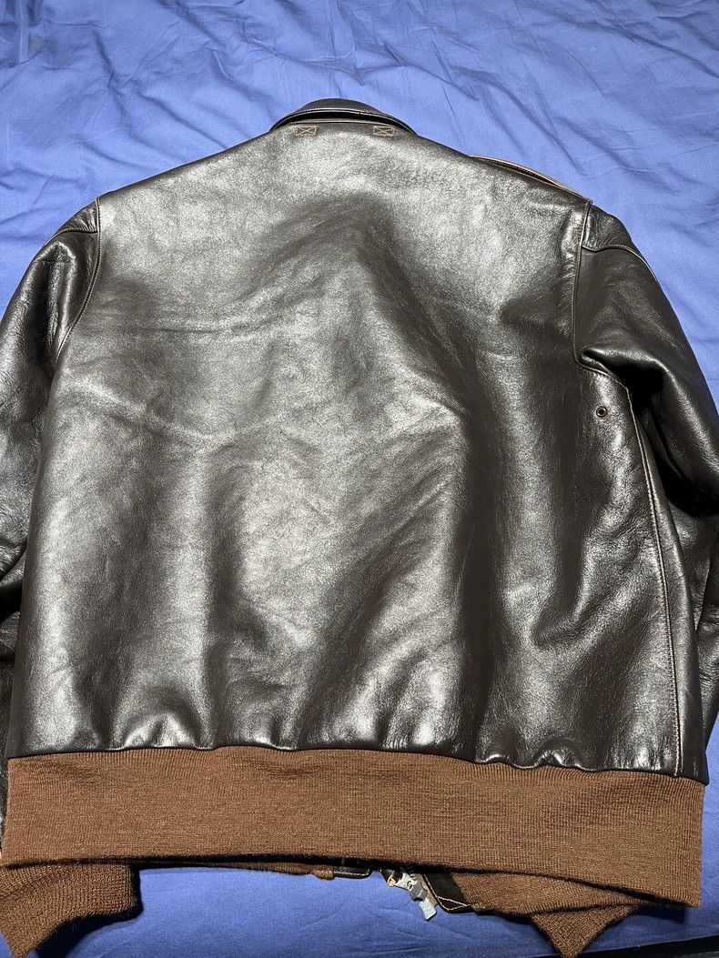 The Real McCoy's THE REAL McCOY'S TYPE A-2 RED SILK Premium Flight Jacket 25 Size US XXL / EU 58 / 5 - 4 Thumbnail