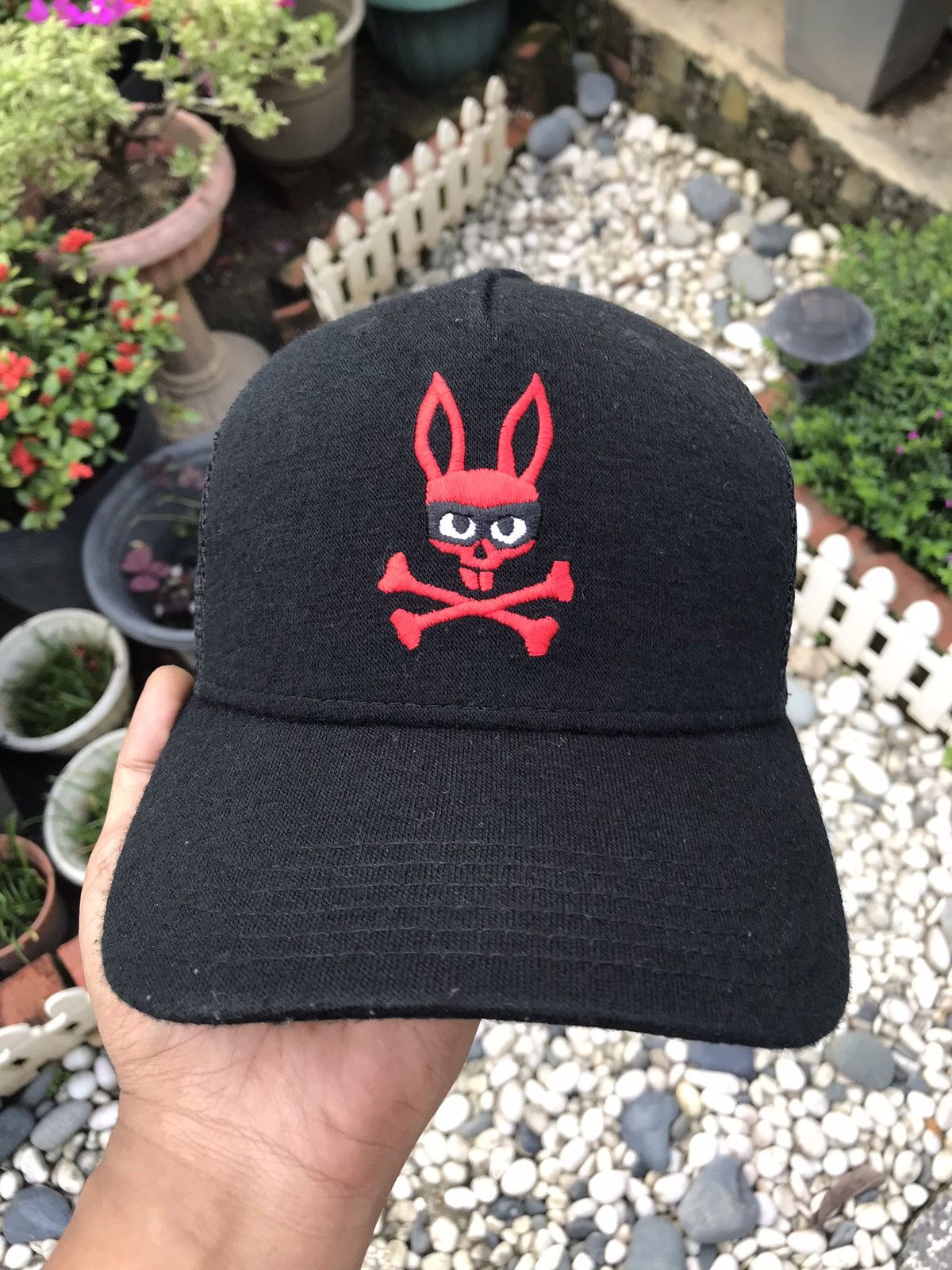 Designer PSYCHO BUNNY CAP HAT BY ROBERT GODLEY Size ONE SIZE - 1 Thumbnail