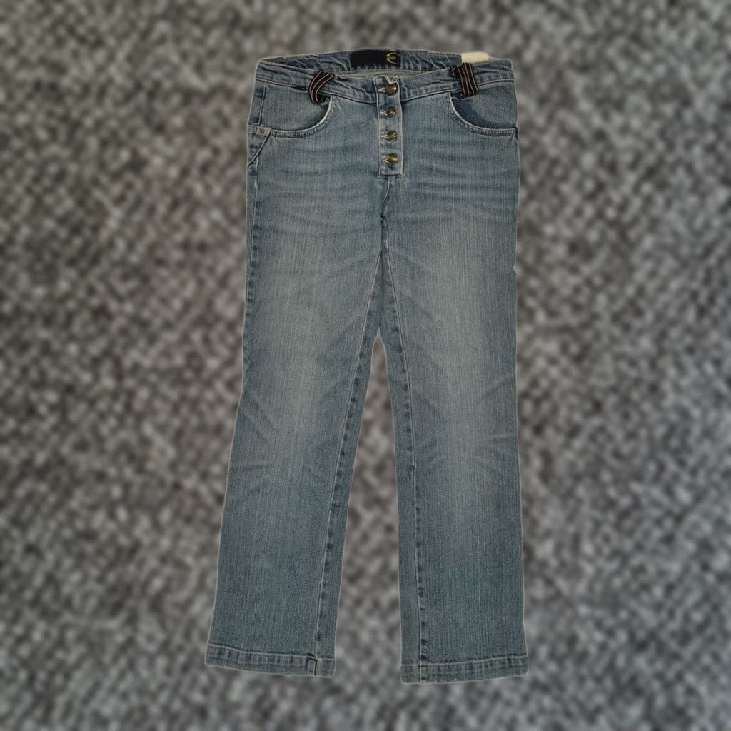 Vintage CERRUTI Womens Straight Jeans Blue Cotton W28 L27 Size 28" / US 6 / IT 42 - 1 Thumbnail